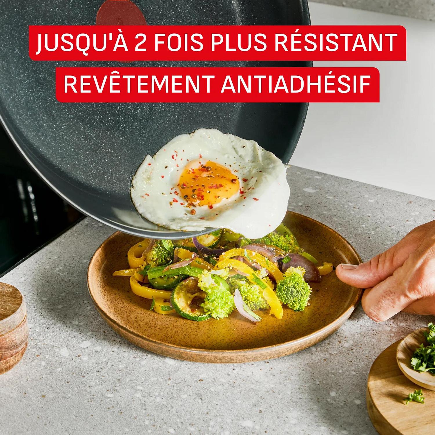 Voir la diapositive 5 : TEFAL Casserole 20cm Excellence céramique tous feux dont induction