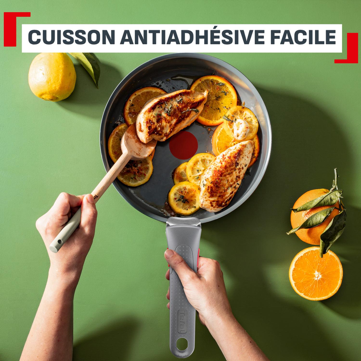 Voir la diapositive 5 : TEFAL Sauteuse 24cm Ingenio céramique tous feux dont induction