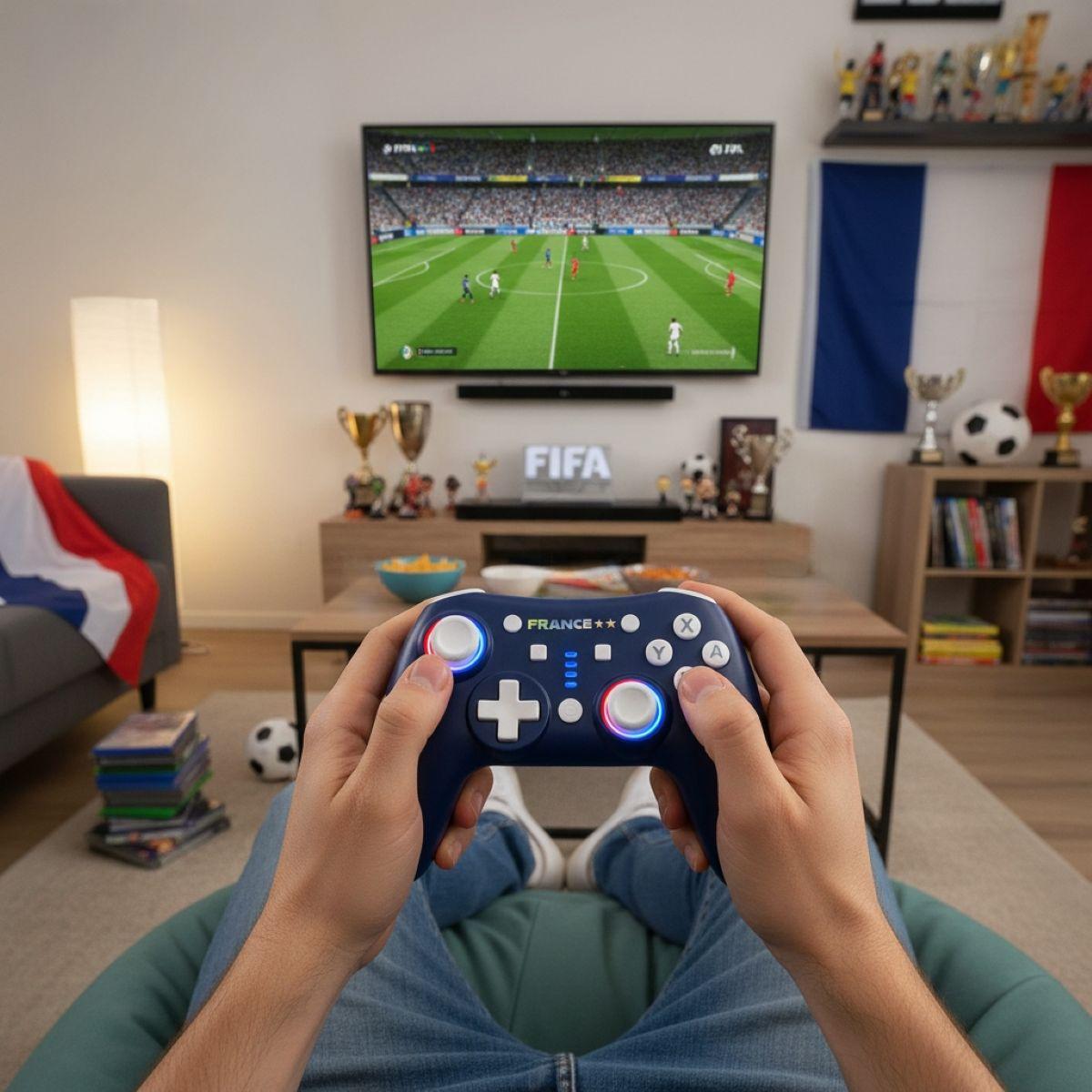 Voir la diapositive 5 : KONIX Manette Sans Fil FFF Nintendo Switch 2
