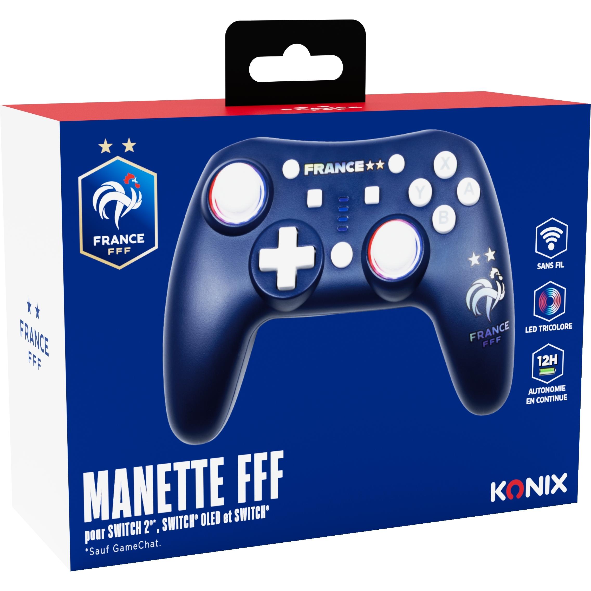Voir la diapositive 6 : KONIX Manette Sans Fil FFF Nintendo Switch 2