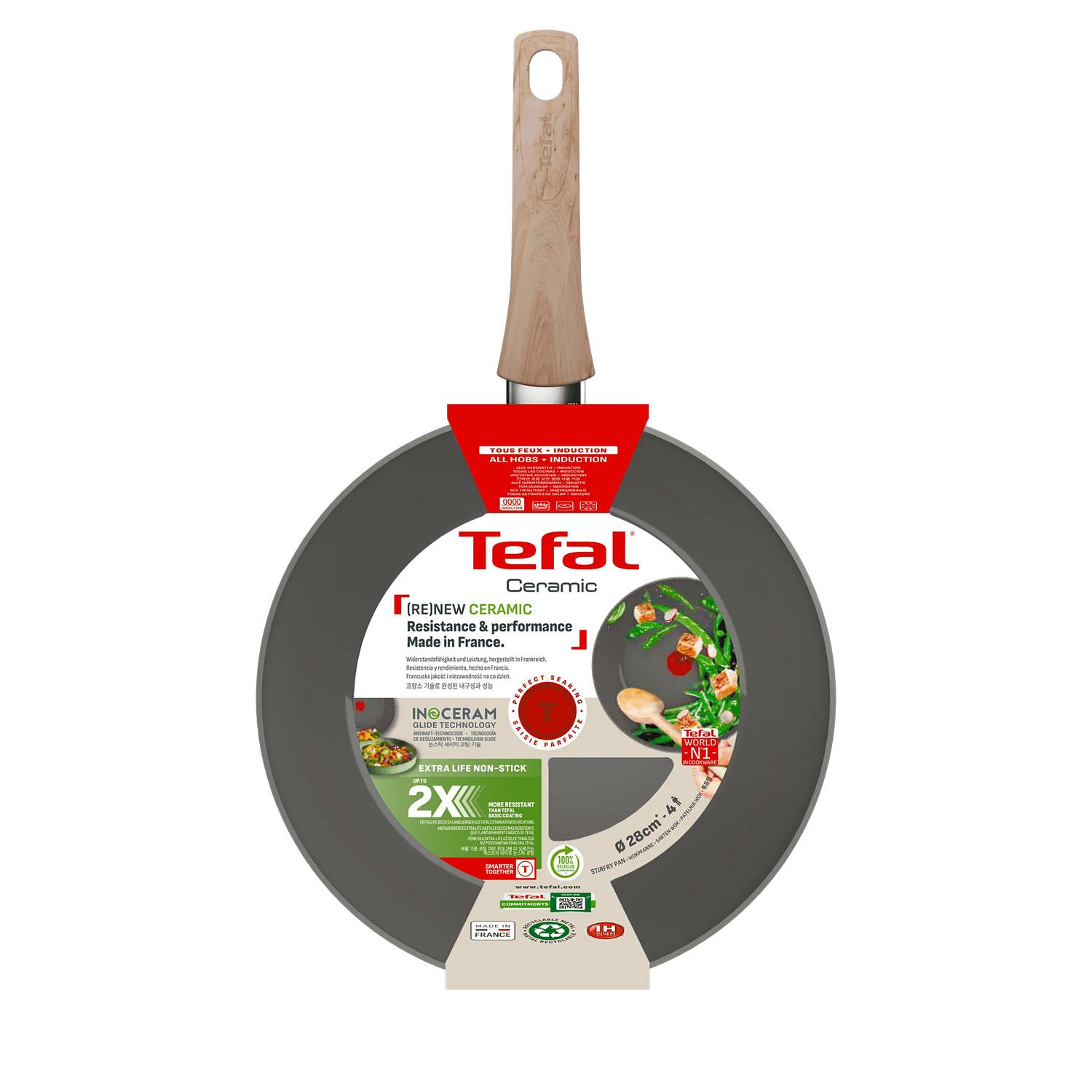 Voir la diapositive 8 : TEFAL Wok 28cm céramique tous feux dont induction