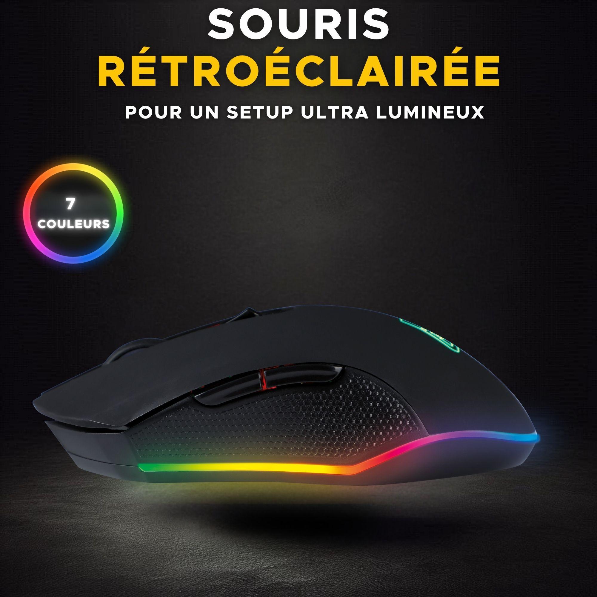 Voir la diapositive 4 : THE G-LAB Souris Kult Helium Pro - Noir