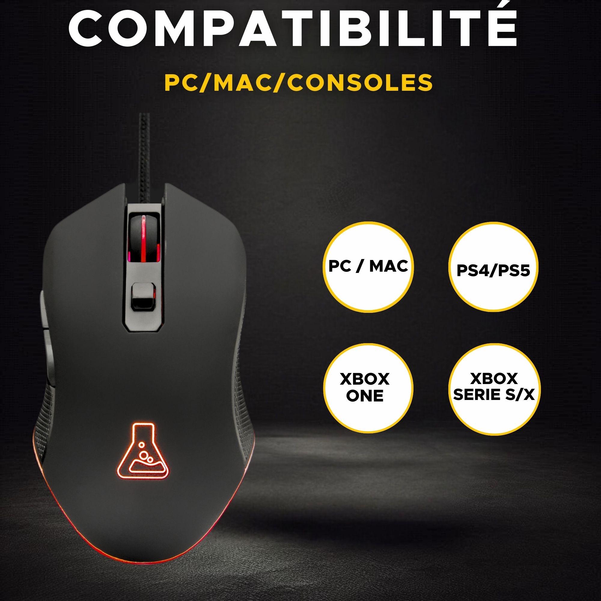 Voir la diapositive 6 : THE G-LAB Souris Kult Helium Pro - Noir