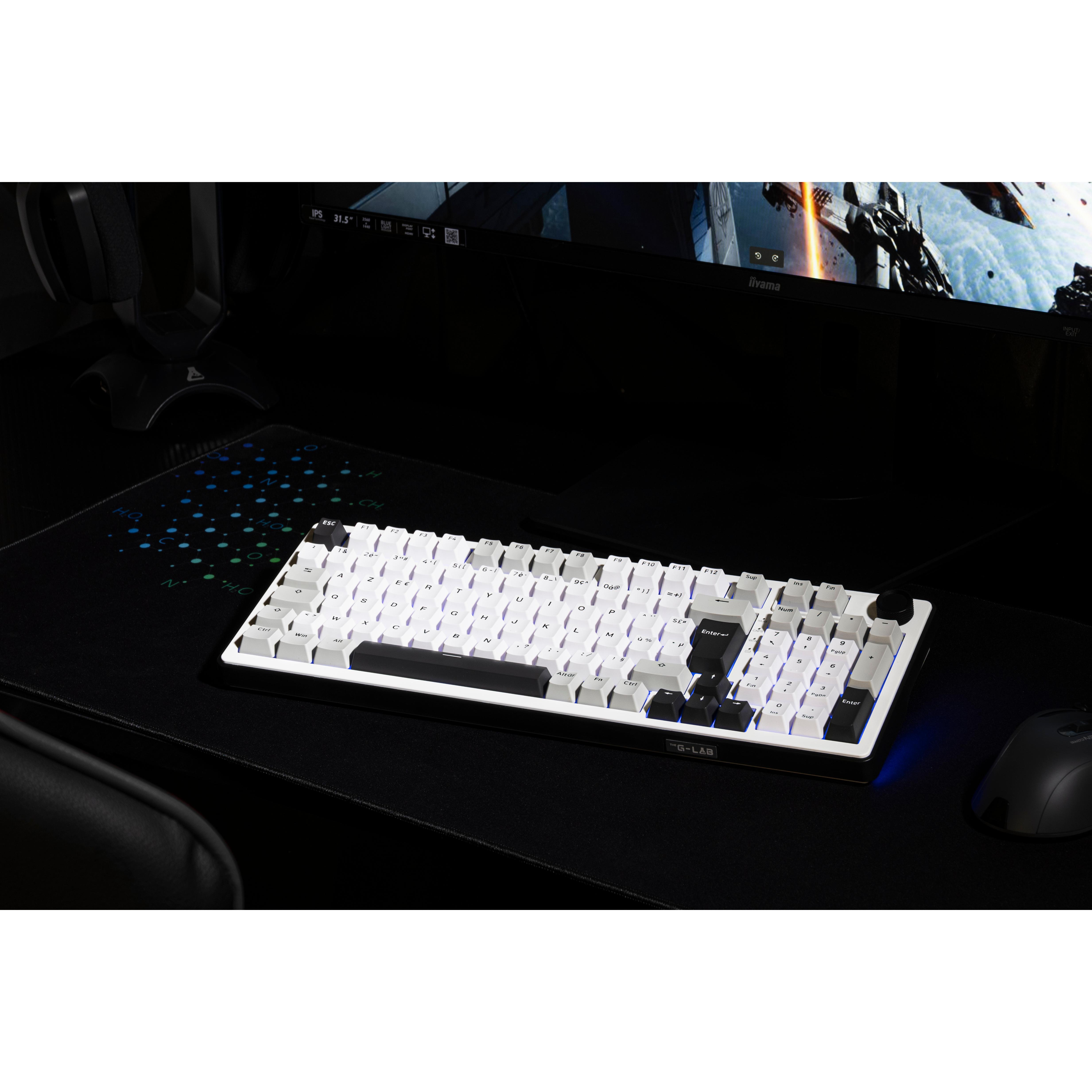 Voir la diapositive 3 : THE G-LAB Clavier Keyzelite 400WG