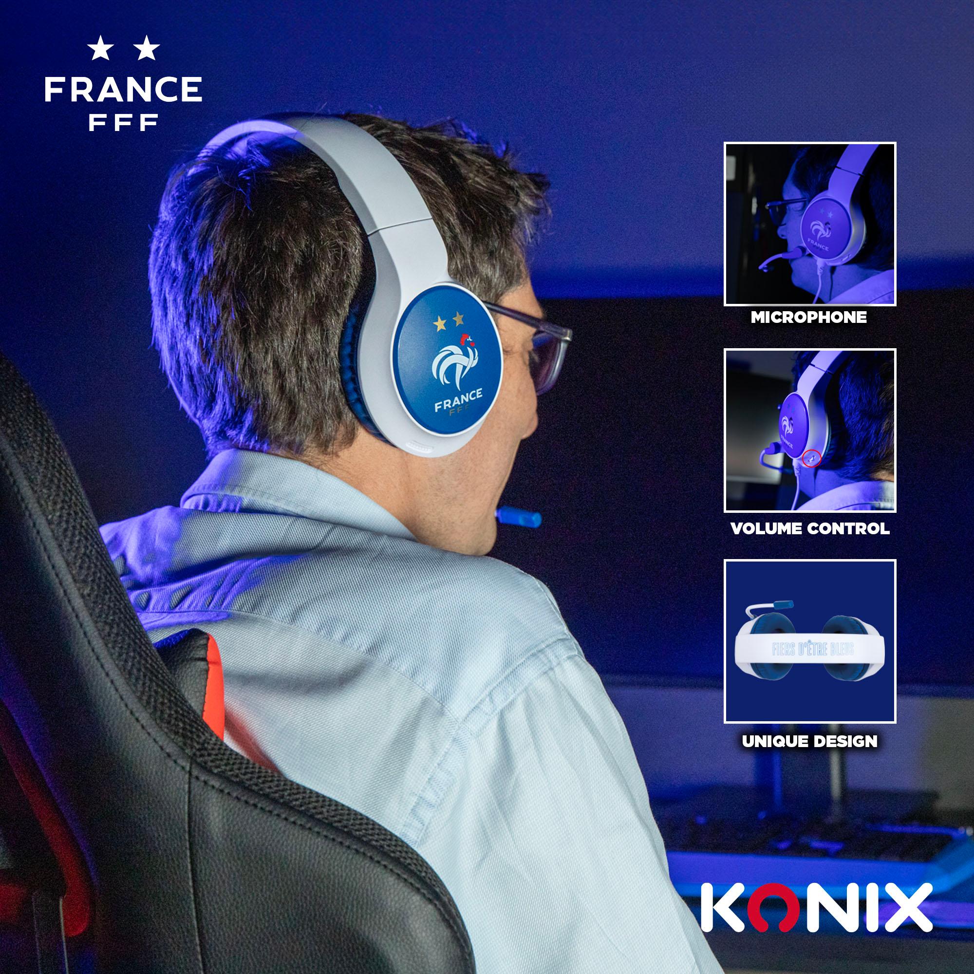 Voir la diapositive 11 : KONIX Casque Gaming Filaire FFF Multiplateforme