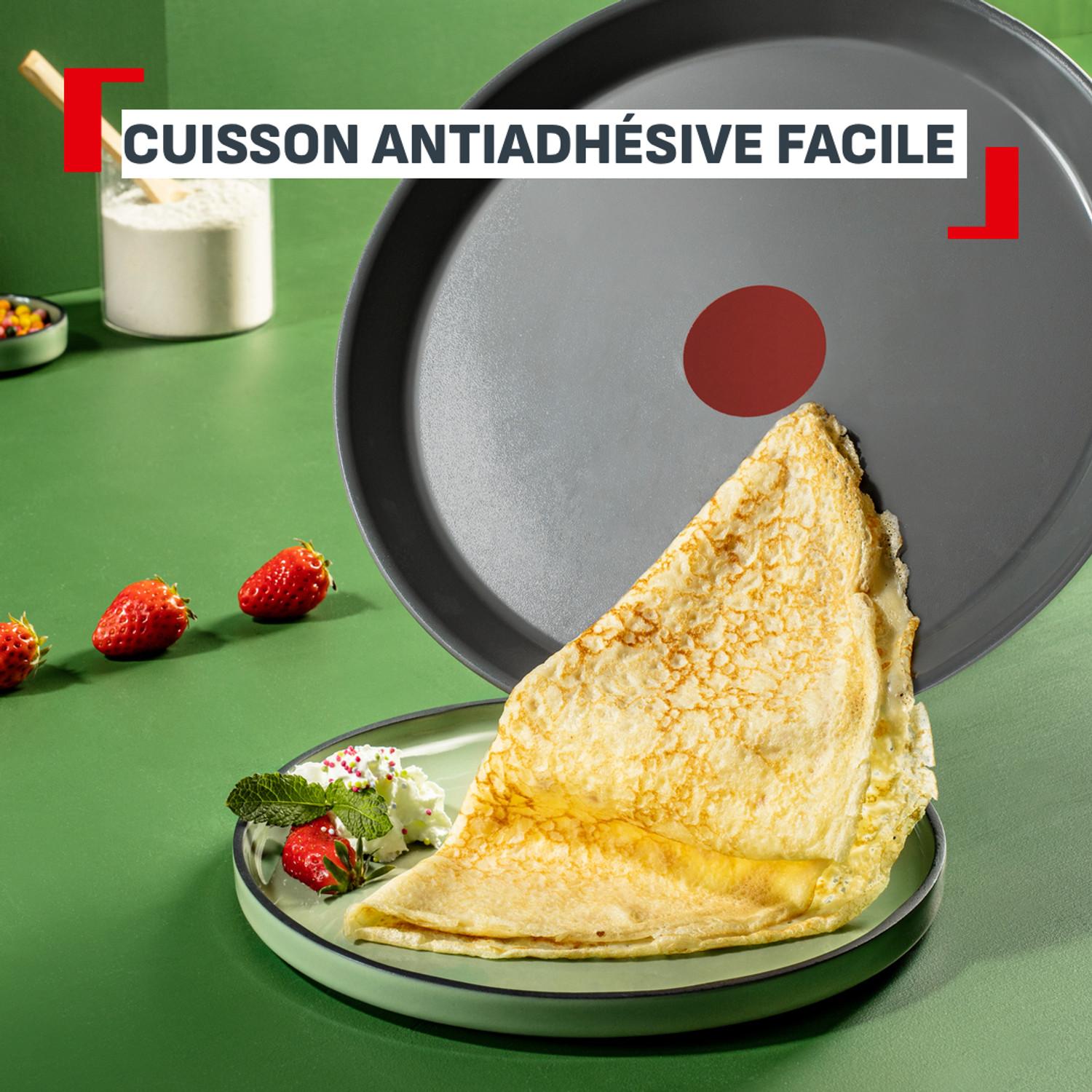 Voir la diapositive 3 : TEFAL Crêpière 28cm céramique tous feux dont induction