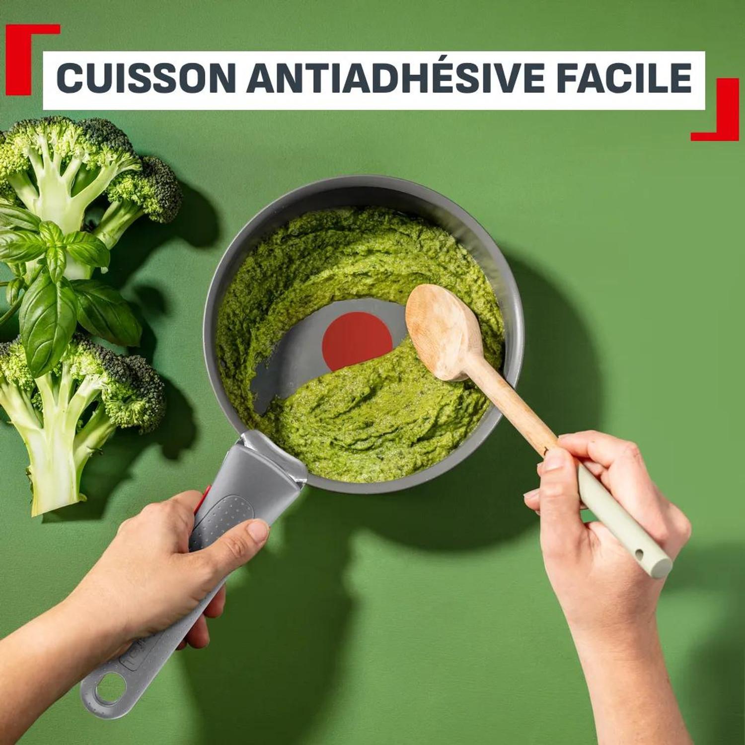 Voir la diapositive 5 : TEFAL Casserole 16cm Ingenio céramique tous feux dont induction
