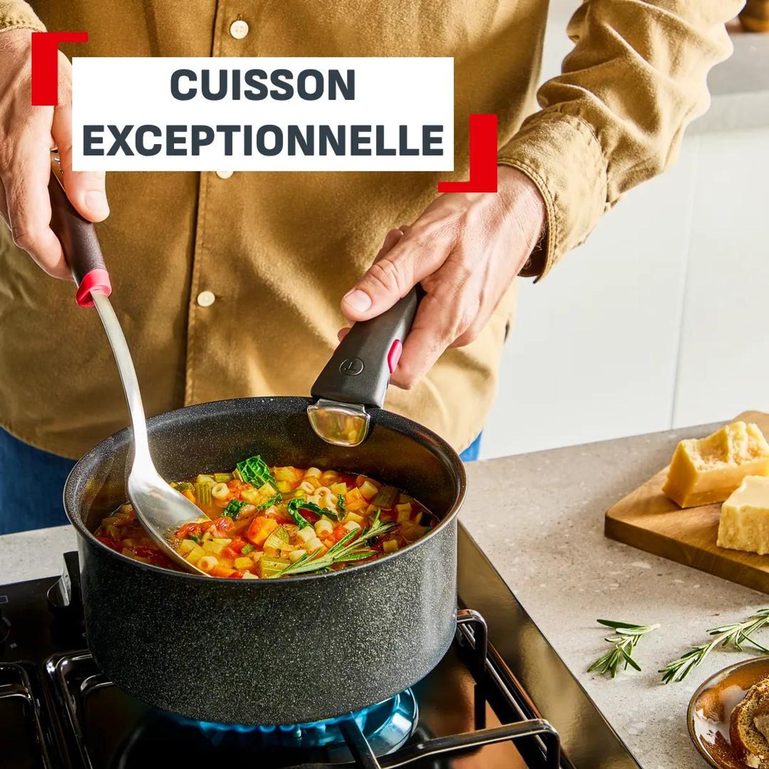 Voir la diapositive 5 : TEFAL Casserole 16cm Ingenio Excellence céramique tous feux dont induction