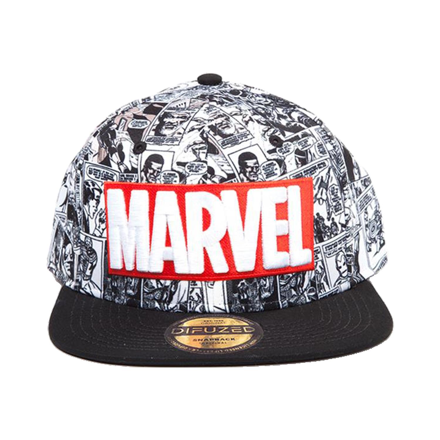 DIFUZED Casquette Snapback Marvel Comics