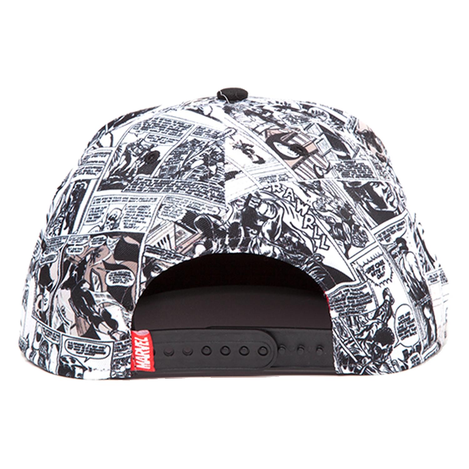 Voir la diapositive 2 : DIFUZED Casquette Snapback Marvel Comics