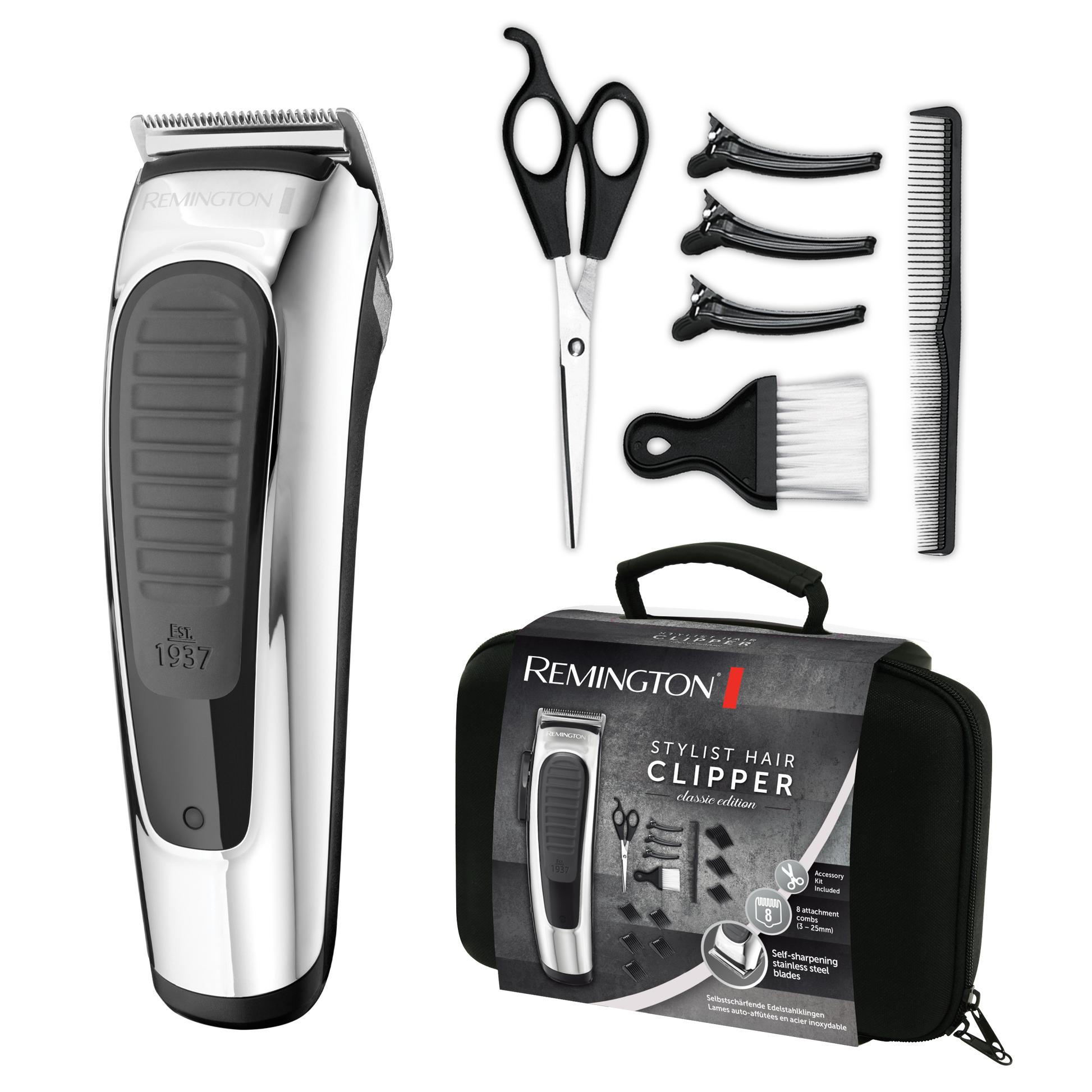 Voir la diapositive 2 : REMINGTON Tondeuse cheveux HC450 - Gris