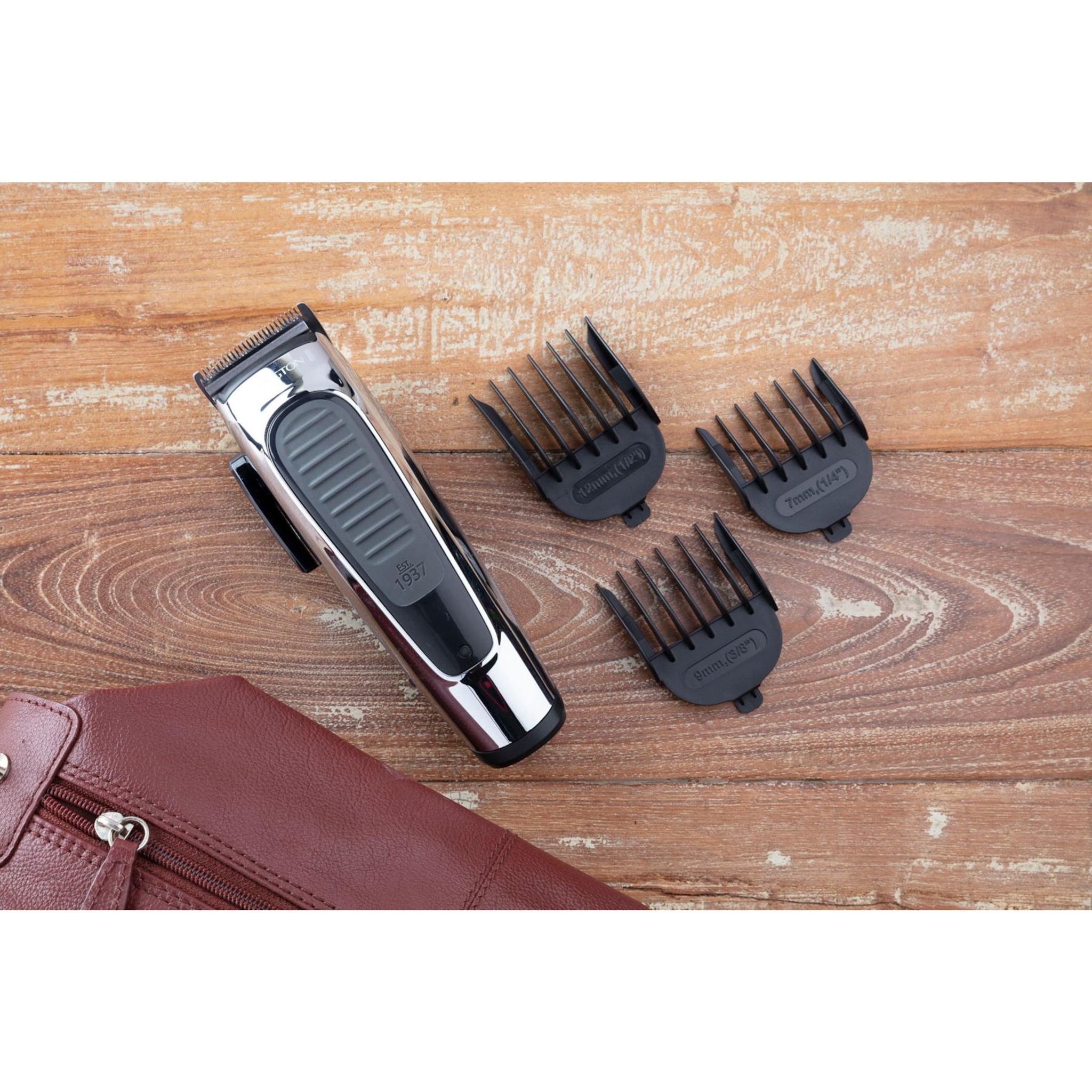 Voir la diapositive 3 : REMINGTON Tondeuse cheveux HC450 - Gris