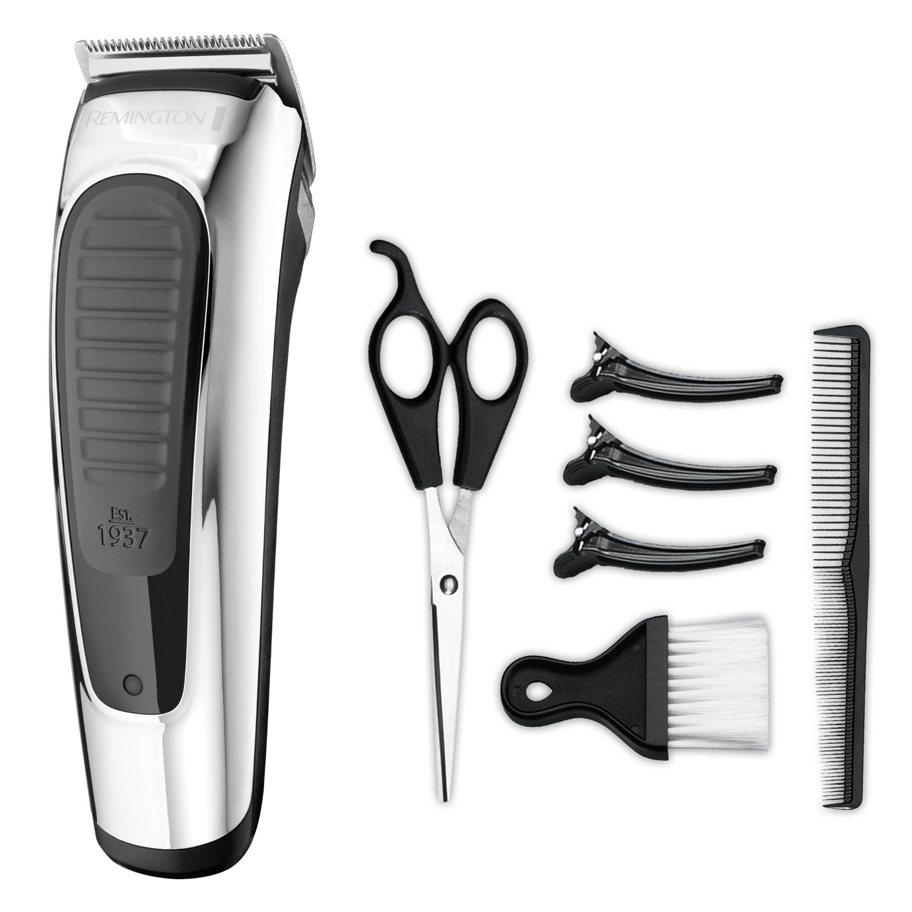 Voir la diapositive 5 : REMINGTON Tondeuse cheveux HC450 - Gris