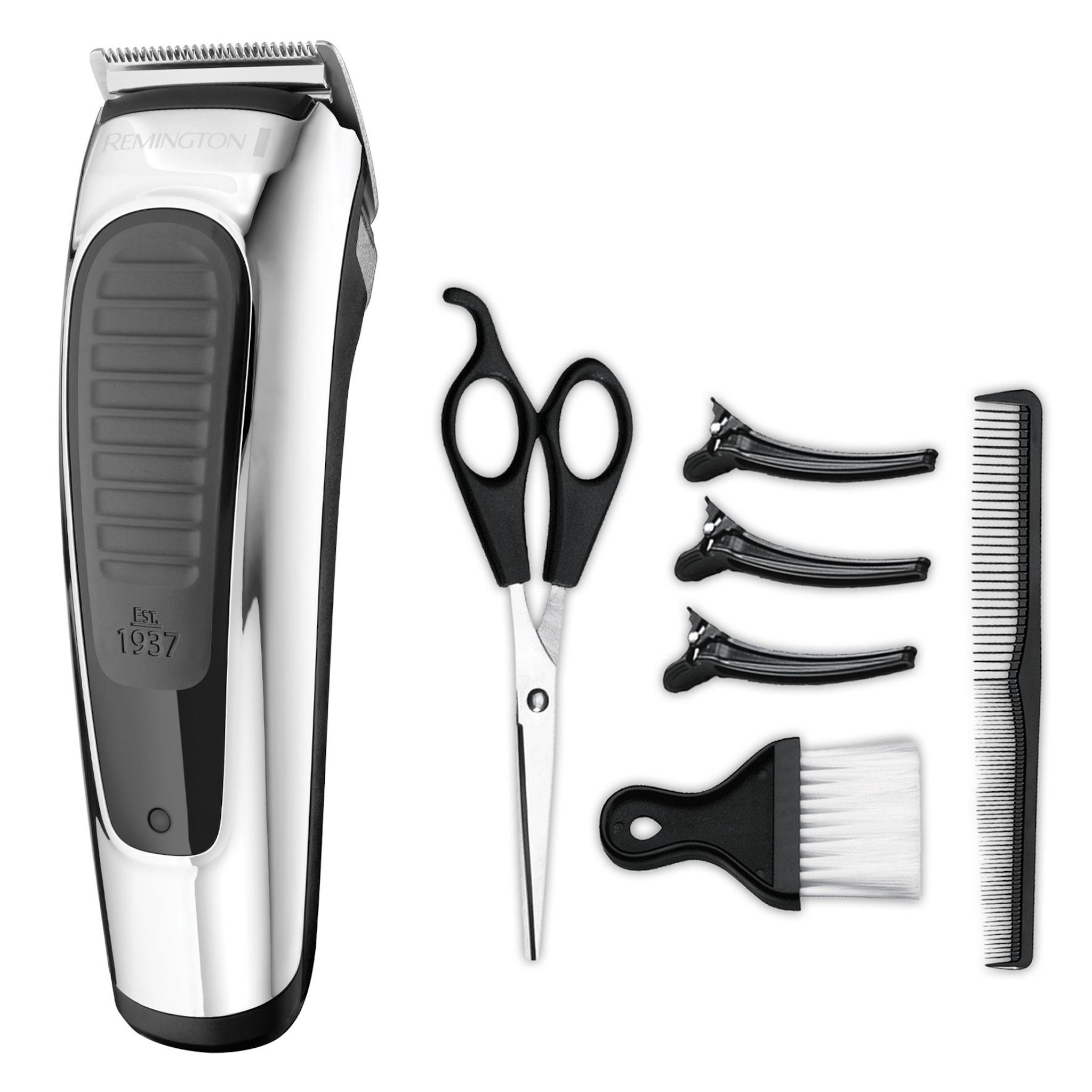 Voir la diapositive 5 : REMINGTON Tondeuse cheveux HC450 - Gris