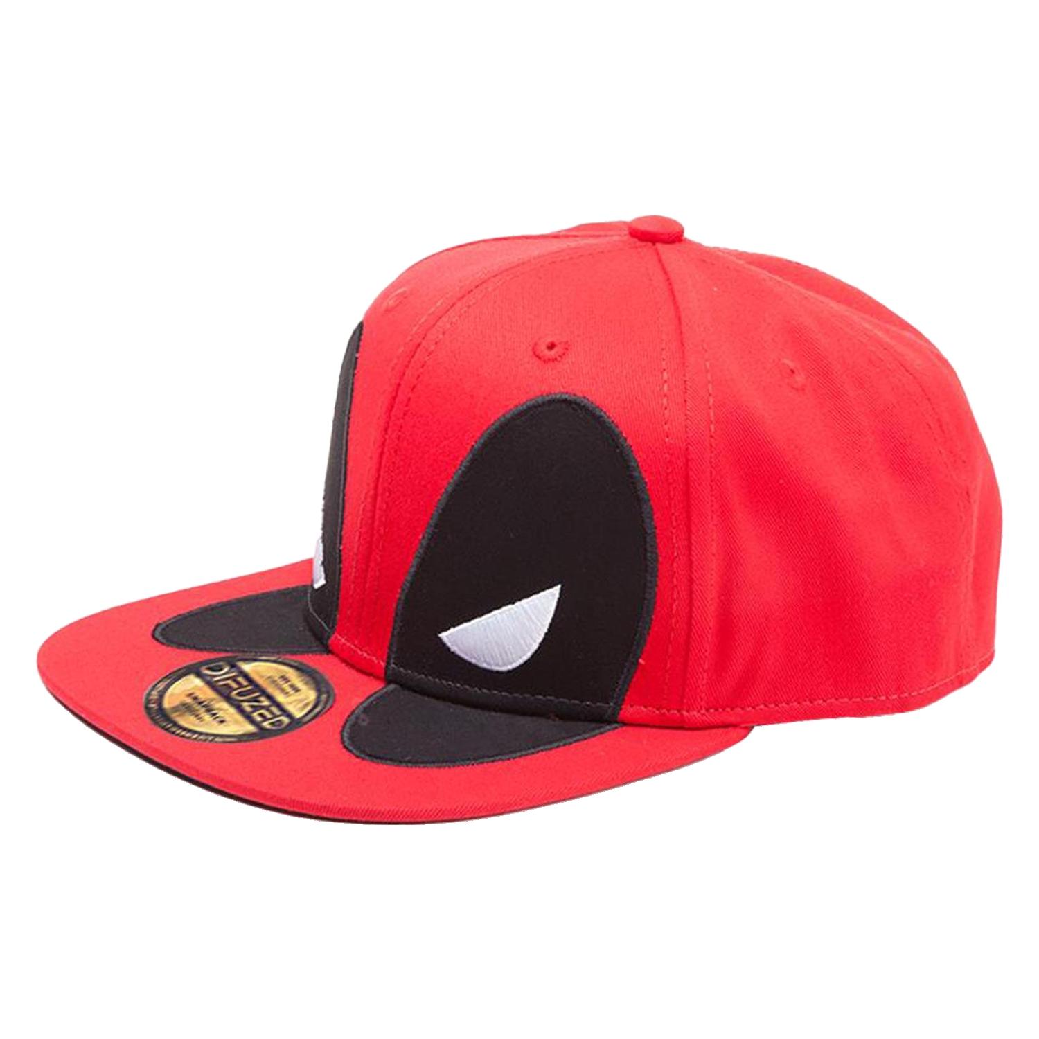 Voir la diapositive 2 : Casquette hip hop big face Deadpool
