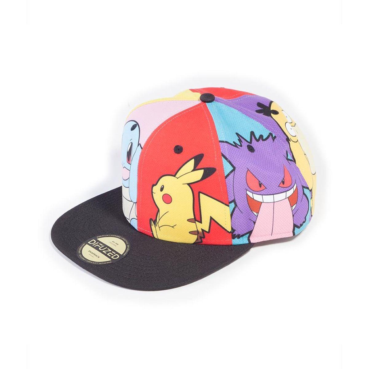Voir la diapositive 2 : DIFUZED Casquette Snapback Multi Pop Art - Pokémon