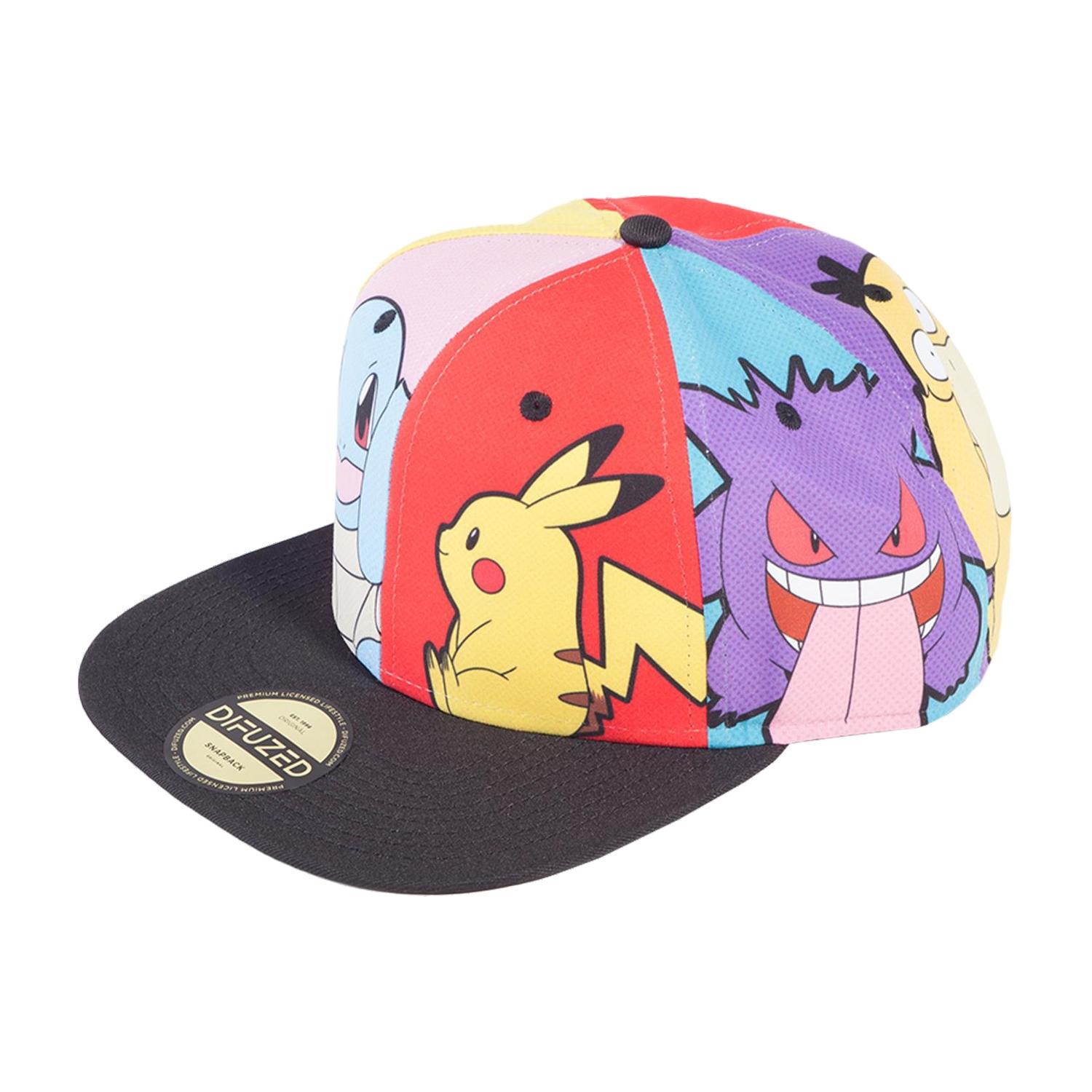 Voir la diapositive 6 : DIFUZED Casquette Snapback Multi Pop Art - Pokémon