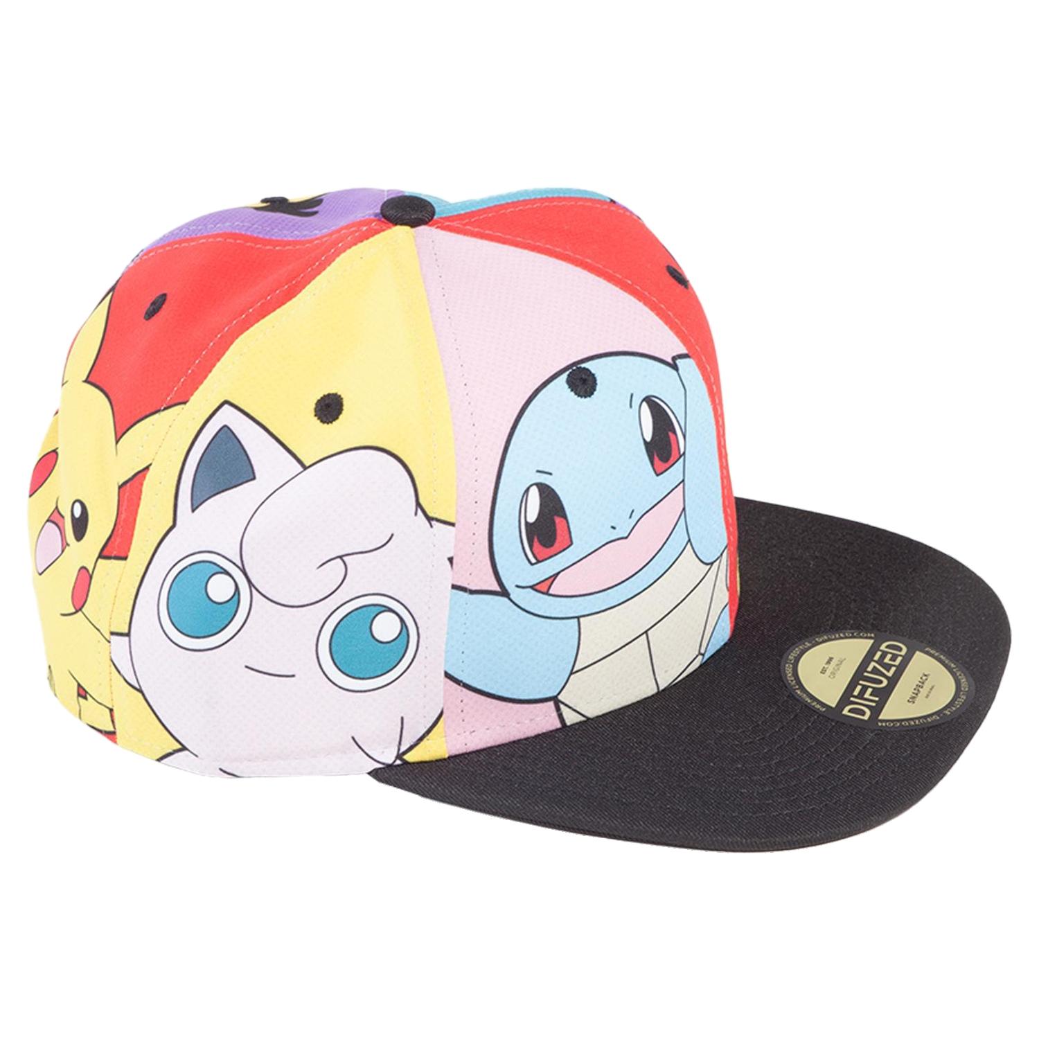 Voir la diapositive 7 : DIFUZED Casquette Snapback Multi Pop Art - Pokémon