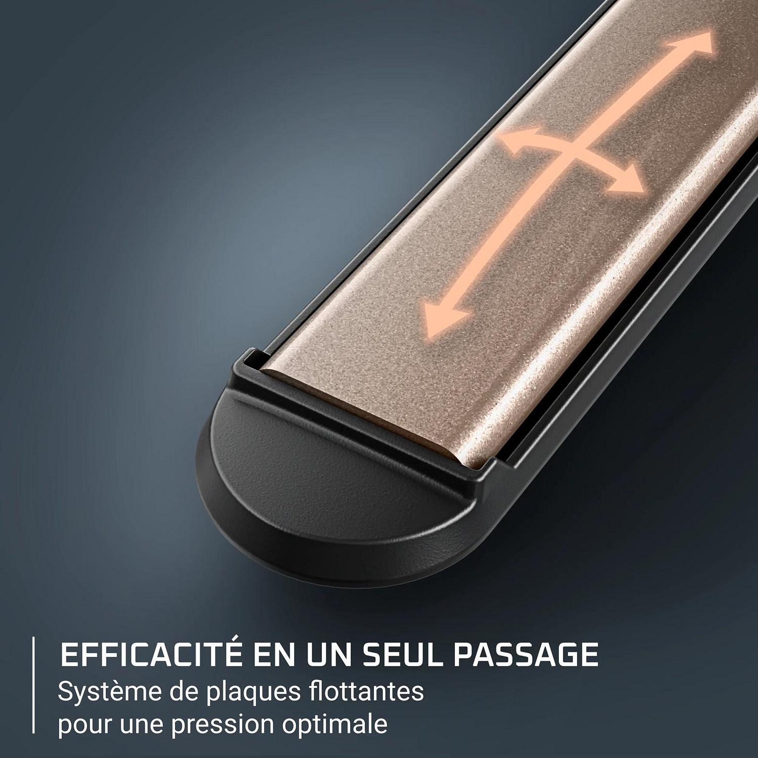 Voir la diapositive 4 : ROWENTA Lisseur SF1623E0 - Noir