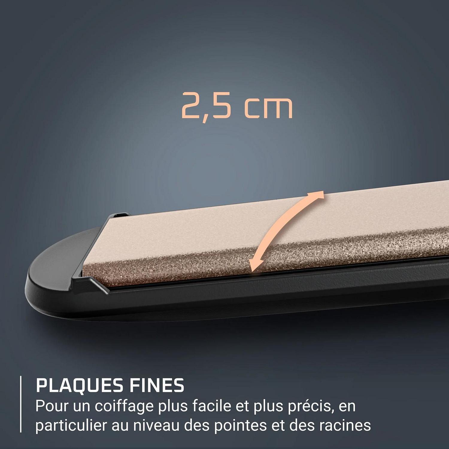 Voir la diapositive 5 : ROWENTA Lisseur SF1623E0 - Noir