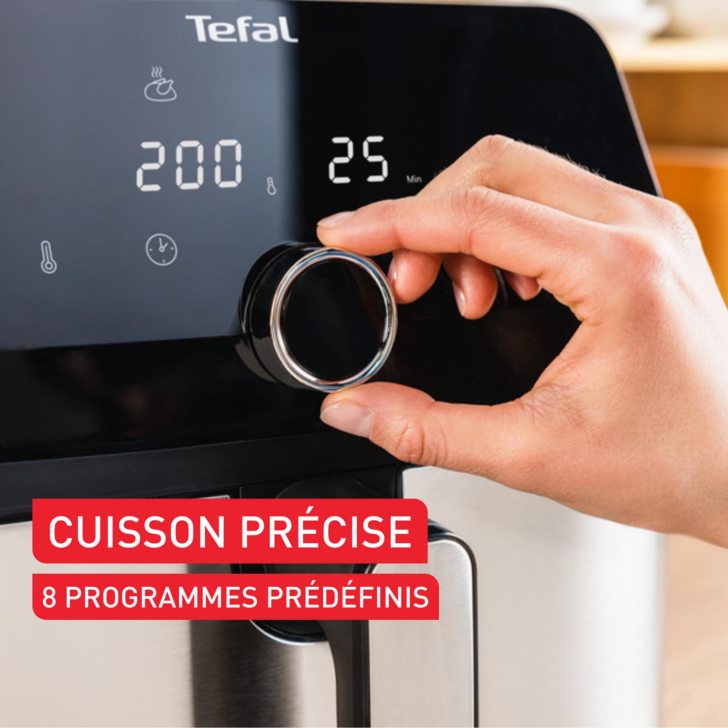 Voir la diapositive 5 : TEFAL Friteuse sans huile à air chaud EY855D10 - Gris