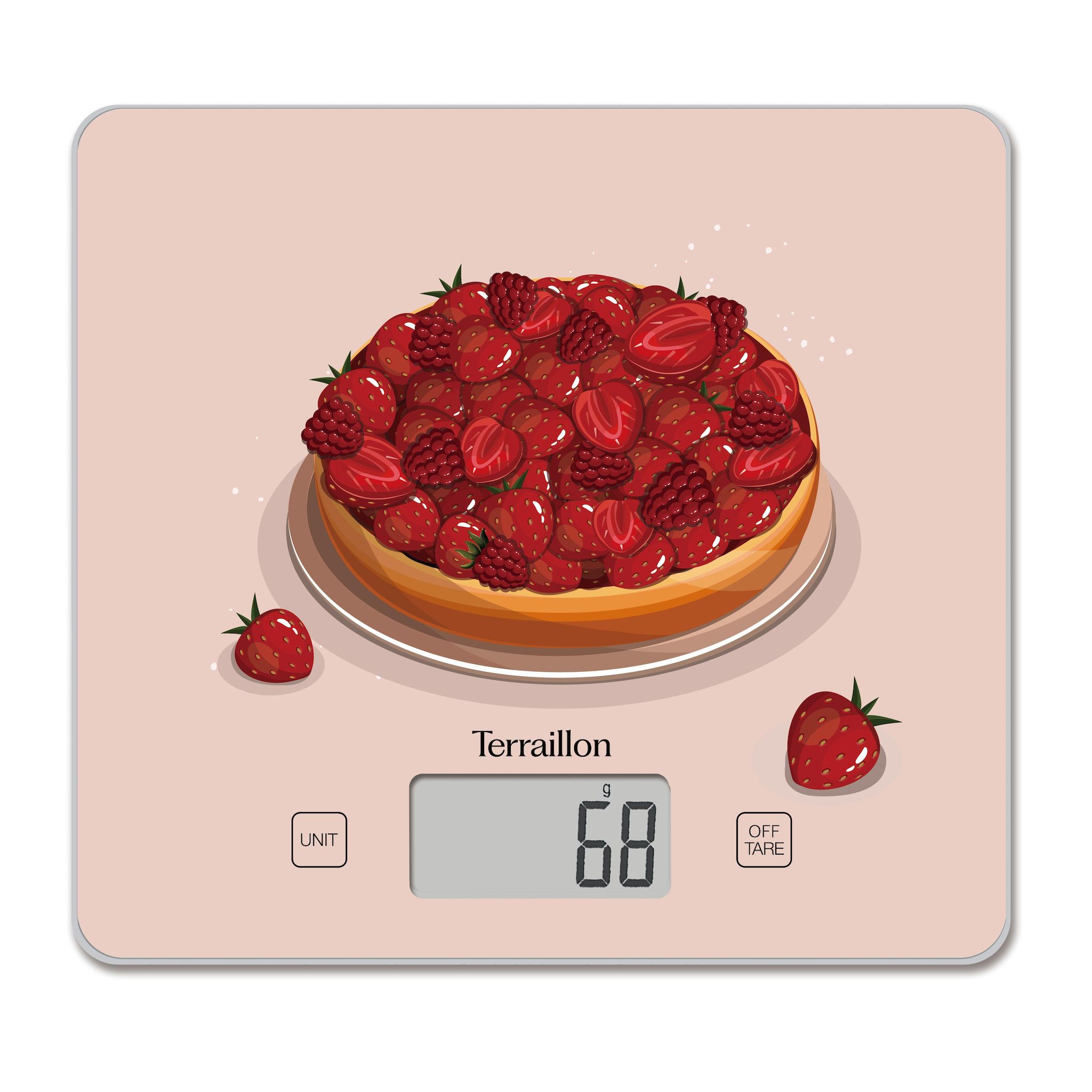 TERRAILLON Balance de cuisine T1040 - Rose