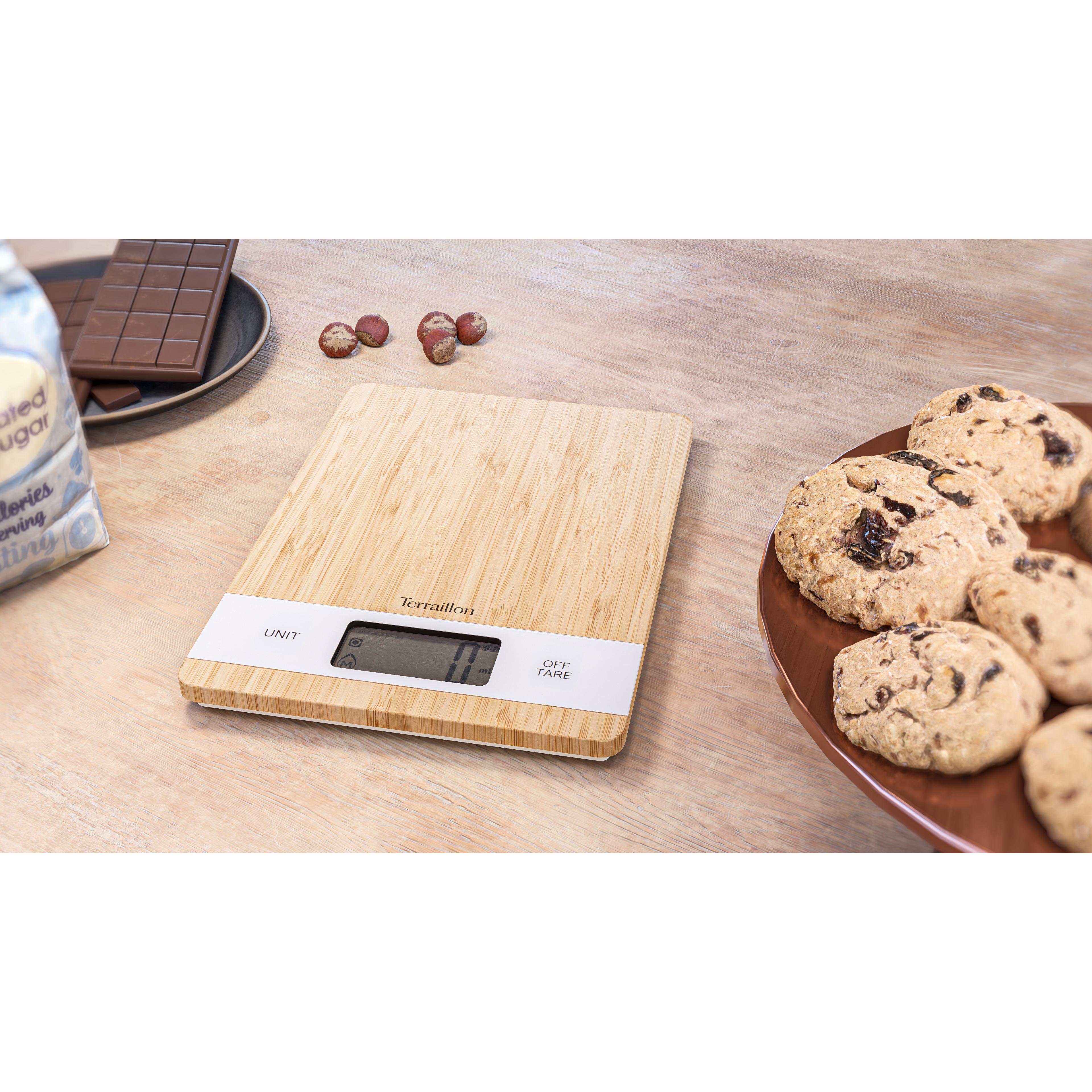 Voir la diapositive 4 : TERRAILLON Balance de cuisine BAMBOU USB
