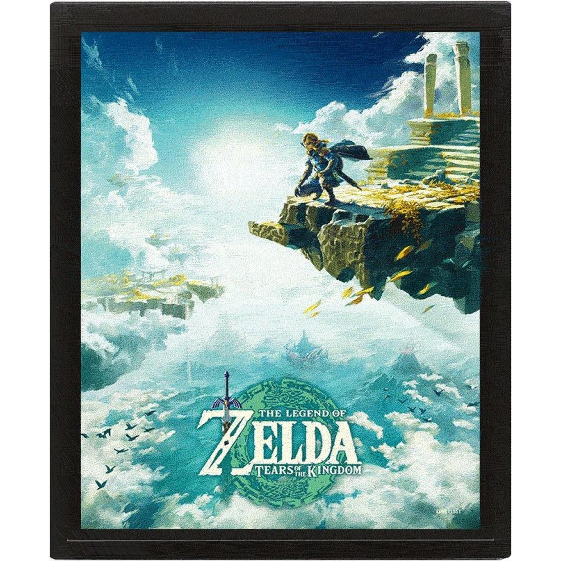 WTT Cadre 3D lenticulaire Tears Of The Kingdom The Legend Of Zelda