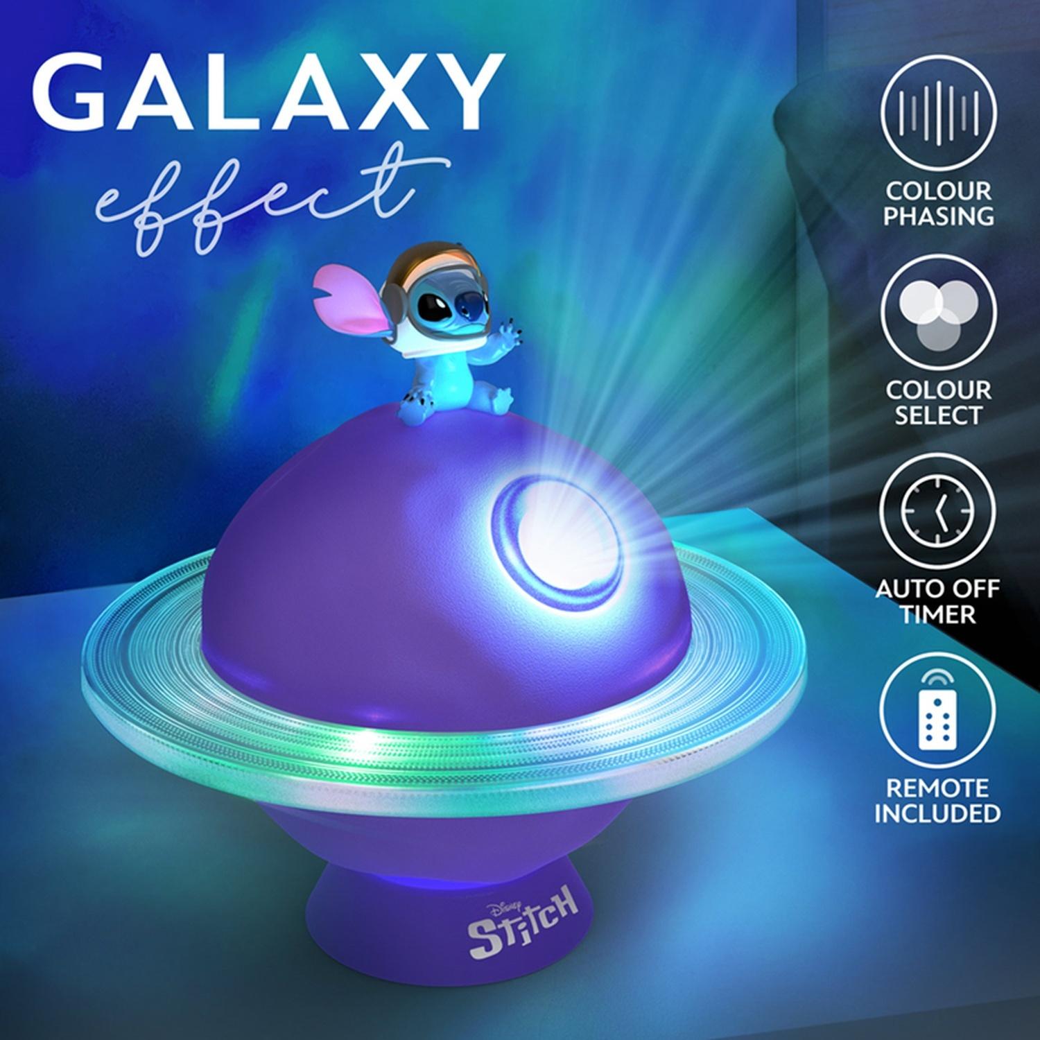 WTT Lampe de projection Galaxie Stitch