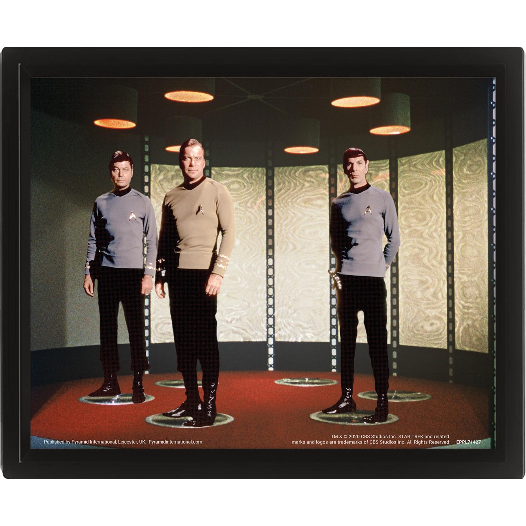 WTT Cadre 3D The Original Series Transporter Star Trek