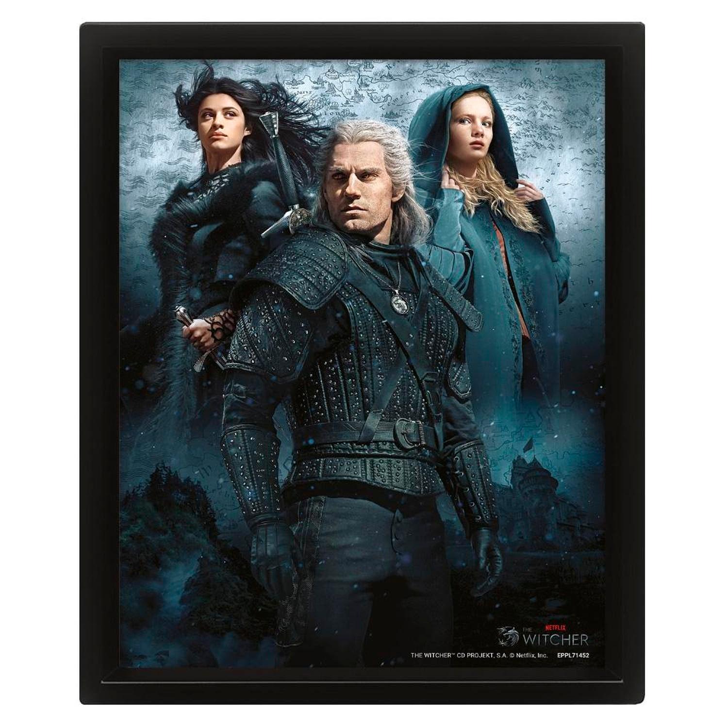 WTT Cadre 3D lenticulaire The Witcher