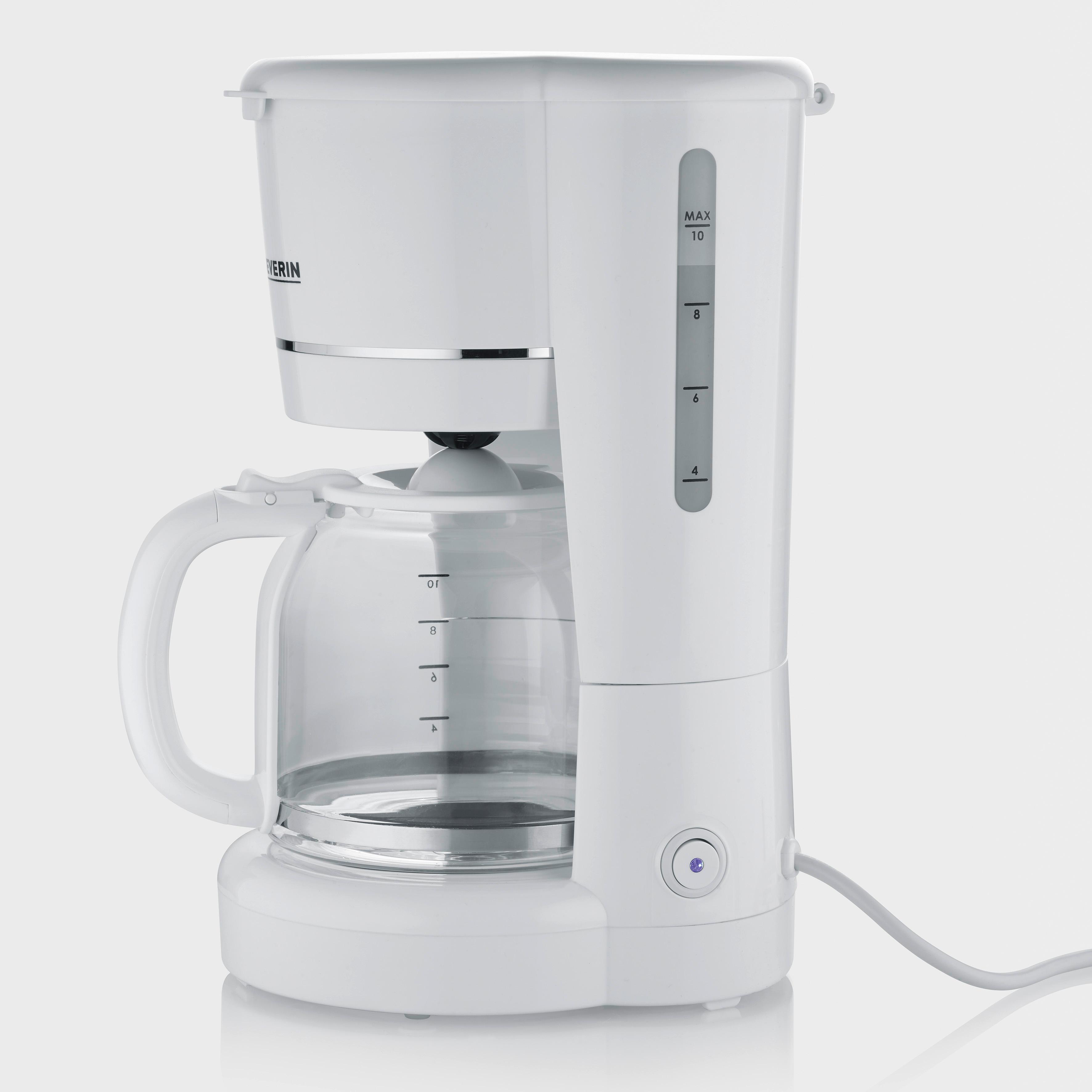 Voir la diapositive 2 : SEVERIN Cafetière filtre KA 4323 - Blanc