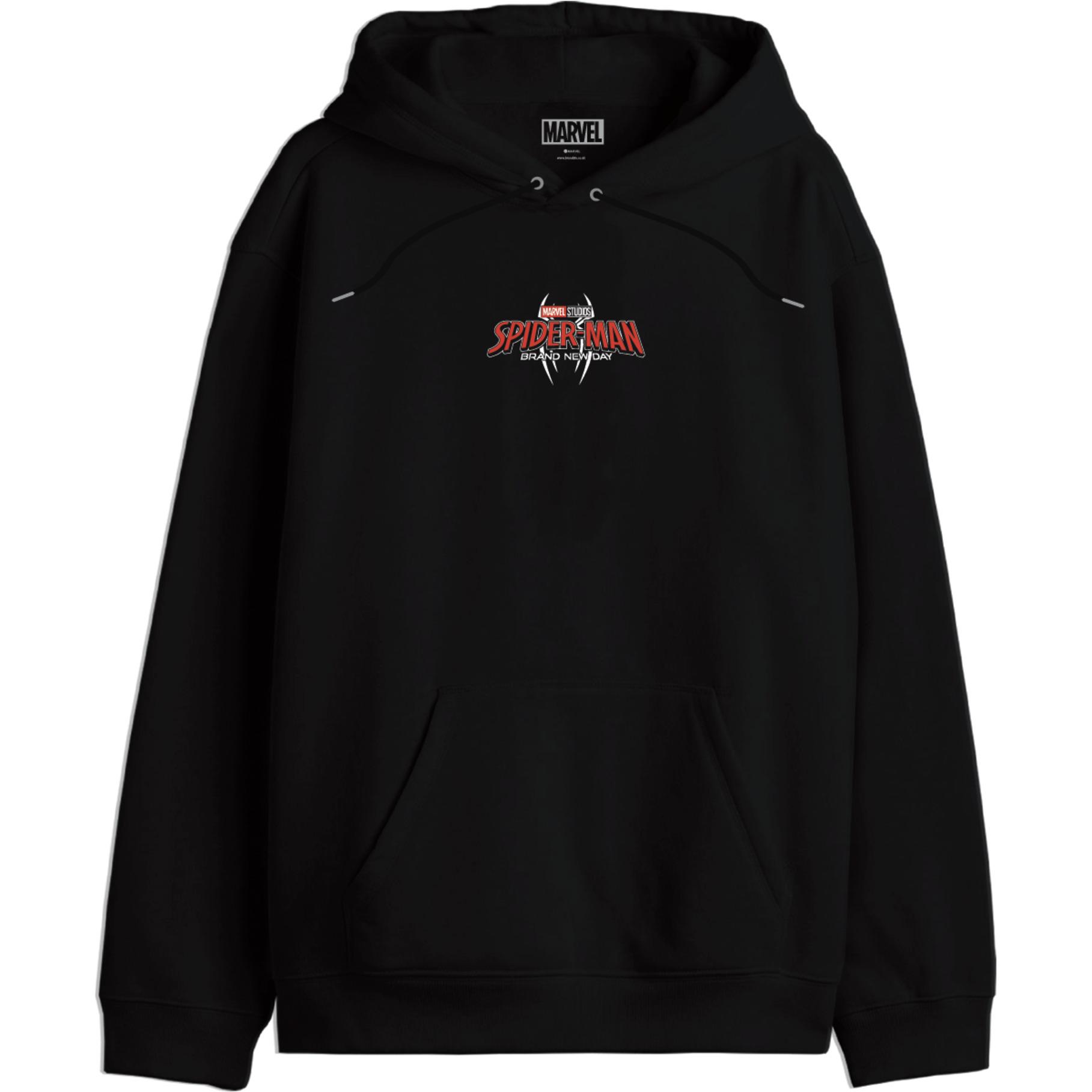 Sweat à Capuche Spiderman Noir L