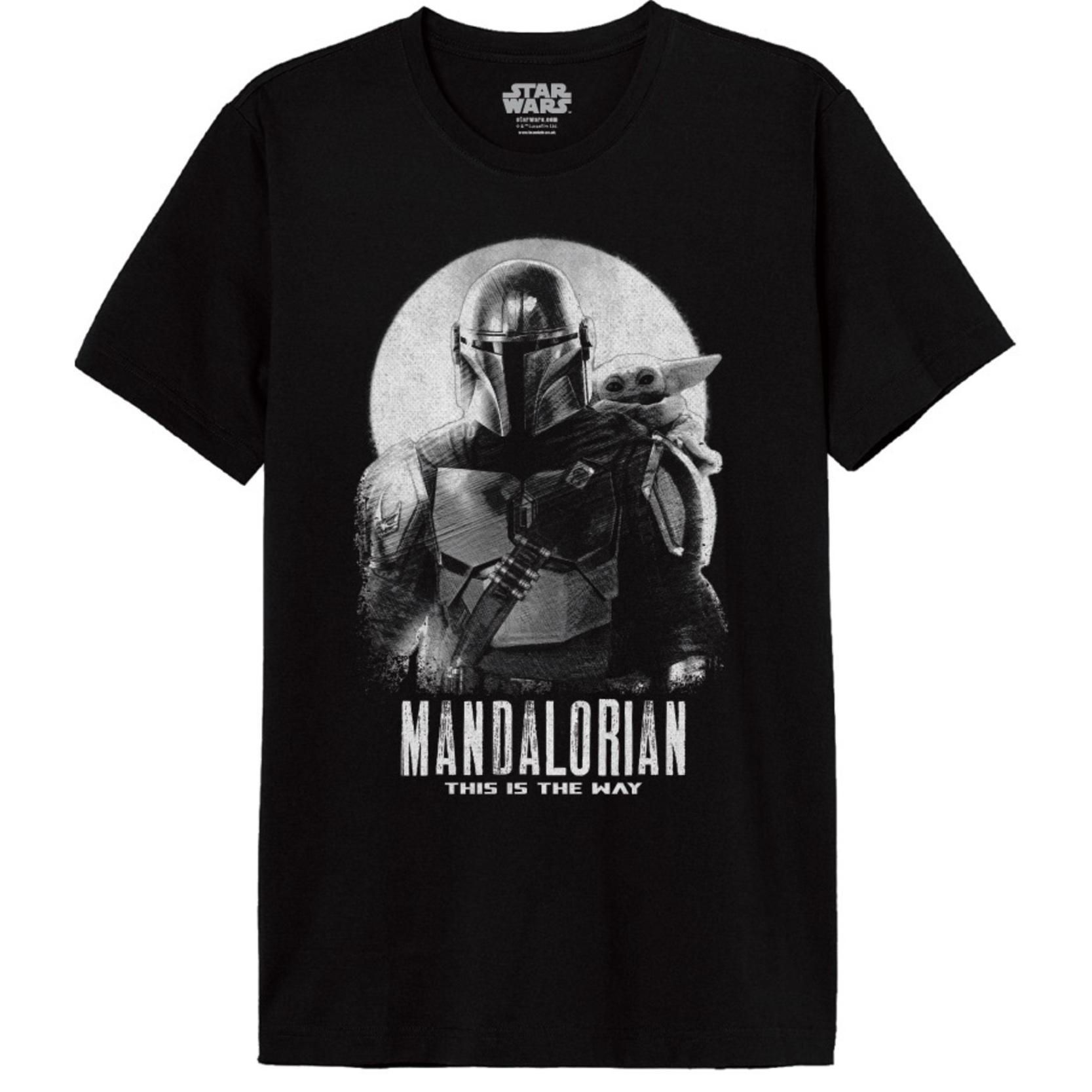T-shirt Mandalorian Noir - L