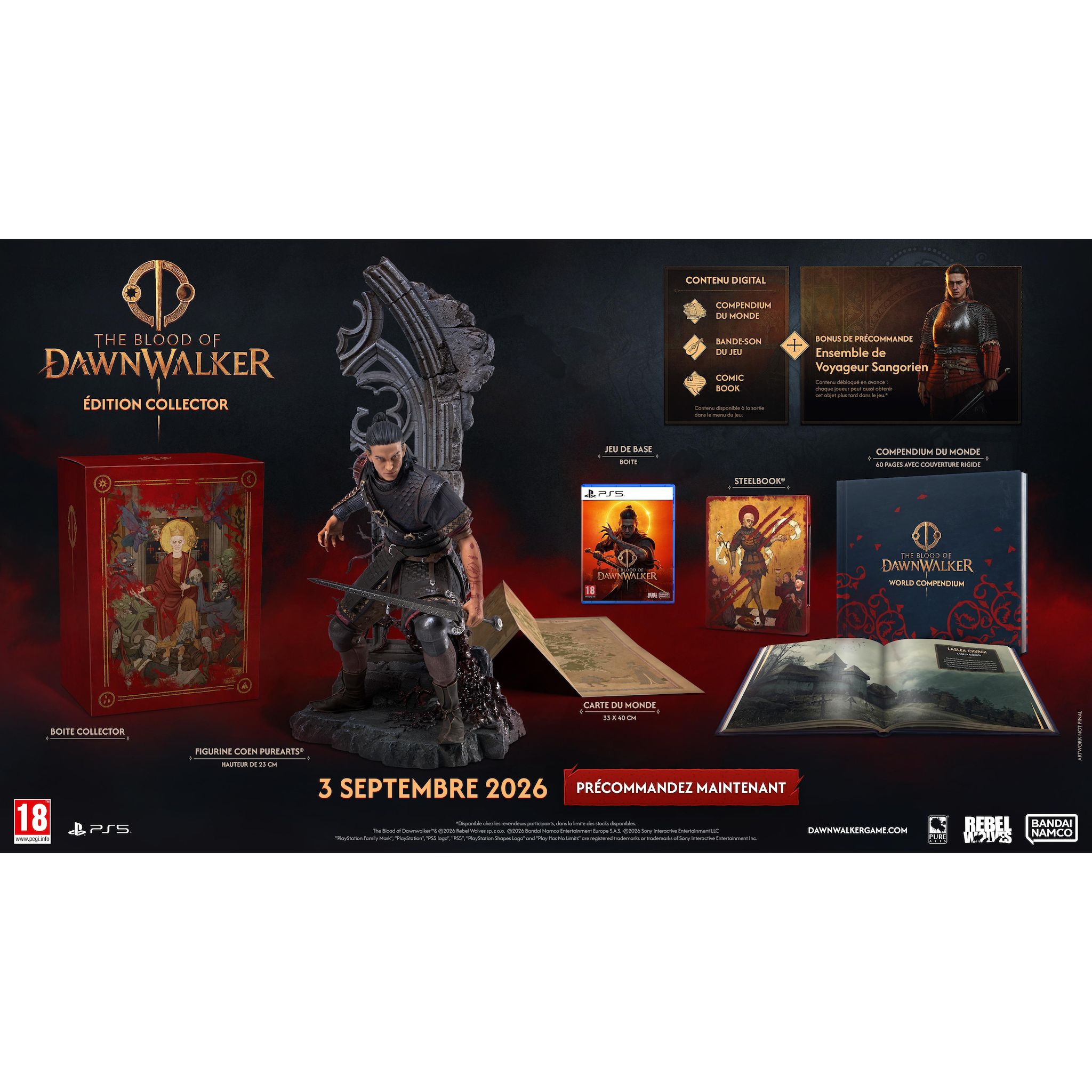 Voir la diapositive 2 : The Blood Of Dawnwalker Collector Edition PS5