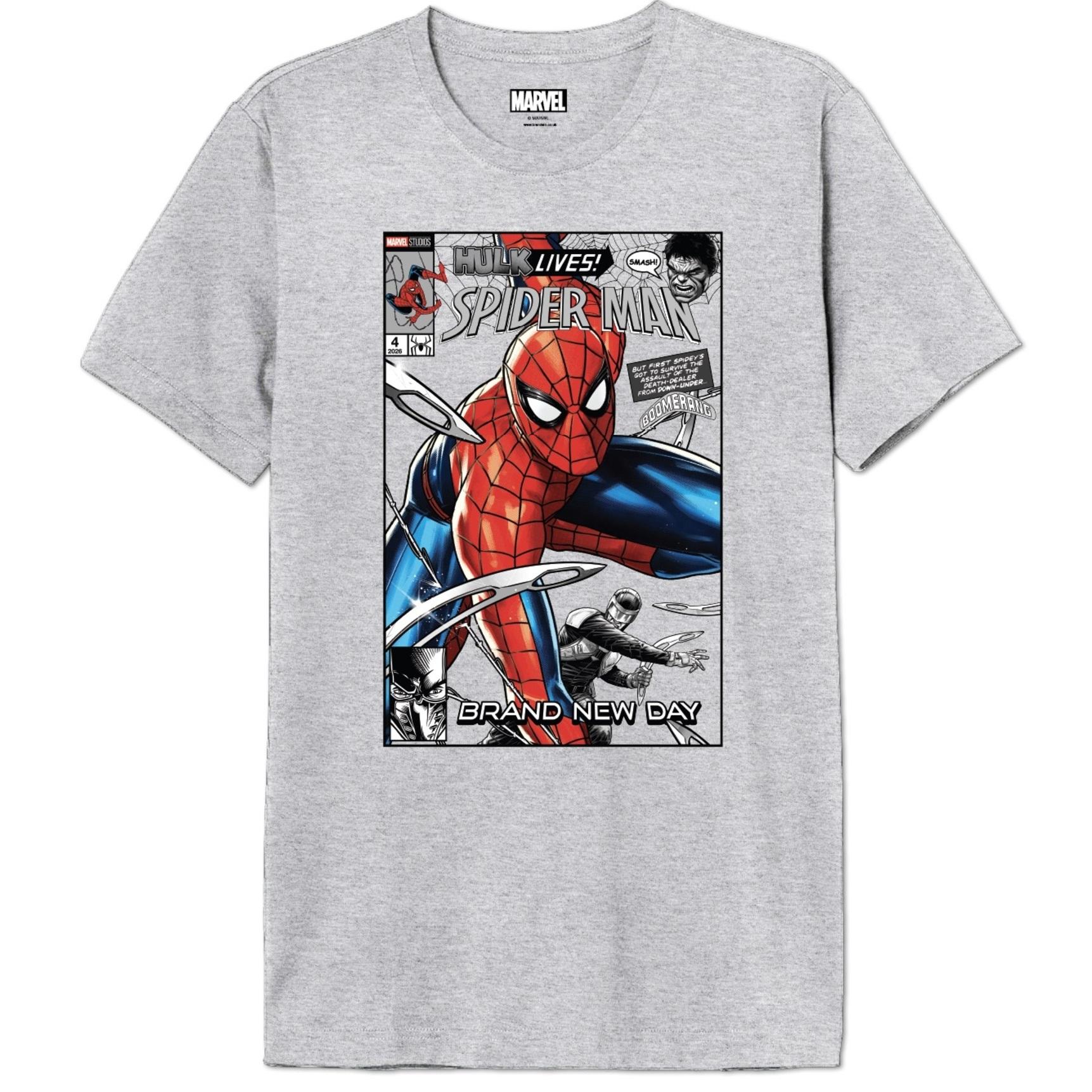 T-shirt Spider-Man Gris L