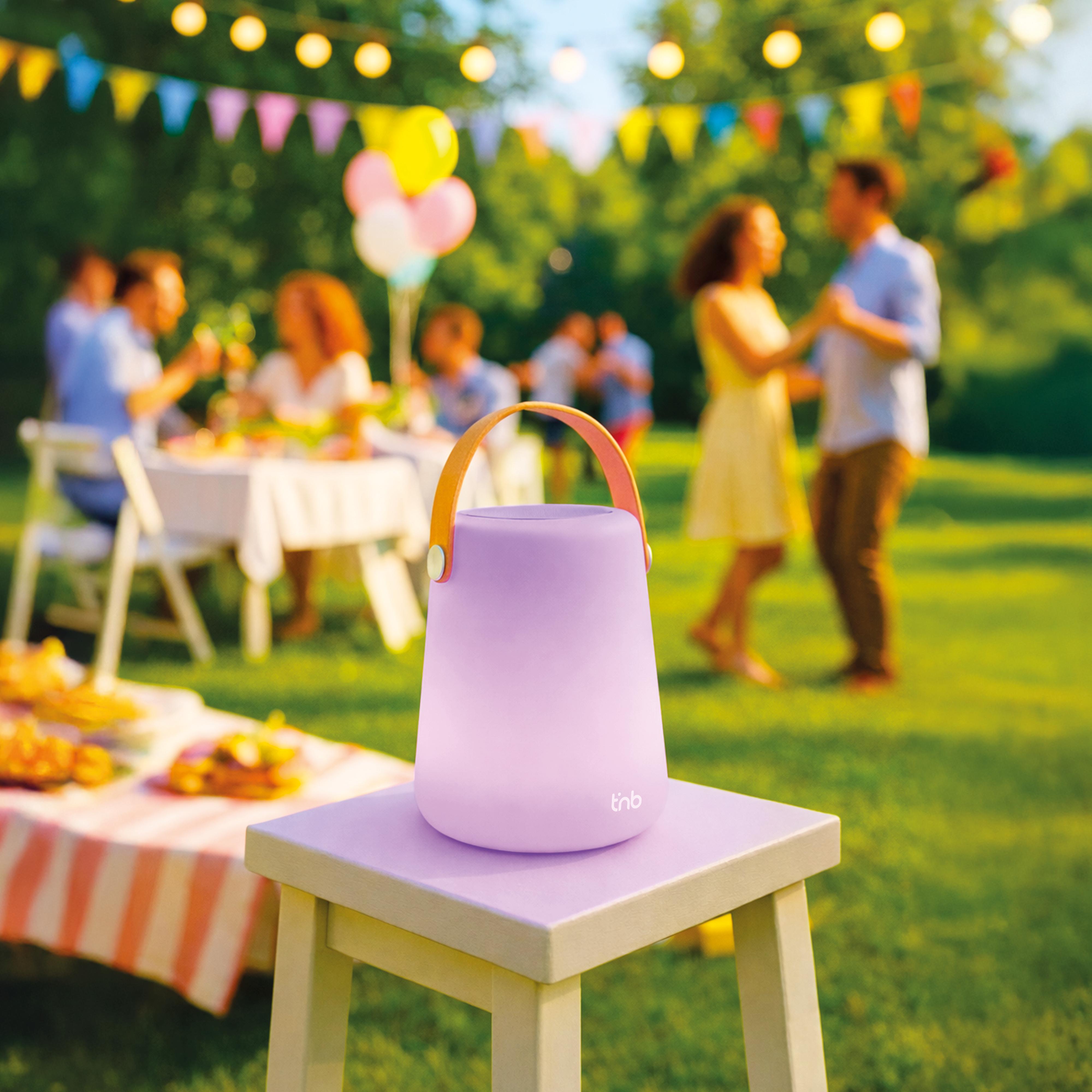Voir la diapositive 12 : TNB Enceinte Portable Vibes Bluetooth lumineuse - Blanc