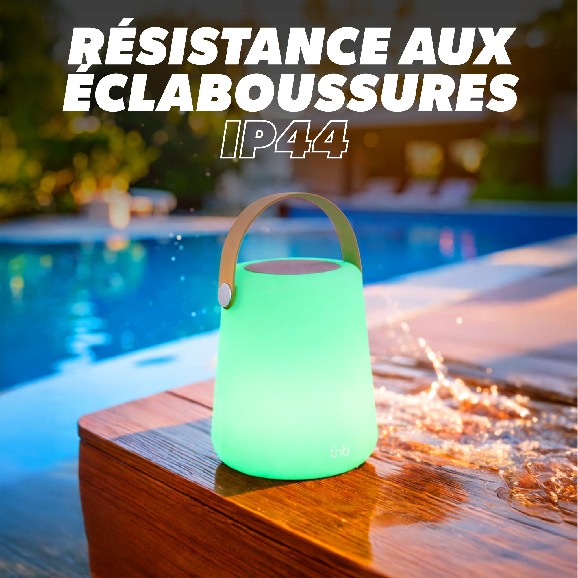 Voir la diapositive 5 : TNB Enceinte Portable Vibes Bluetooth lumineuse - Blanc