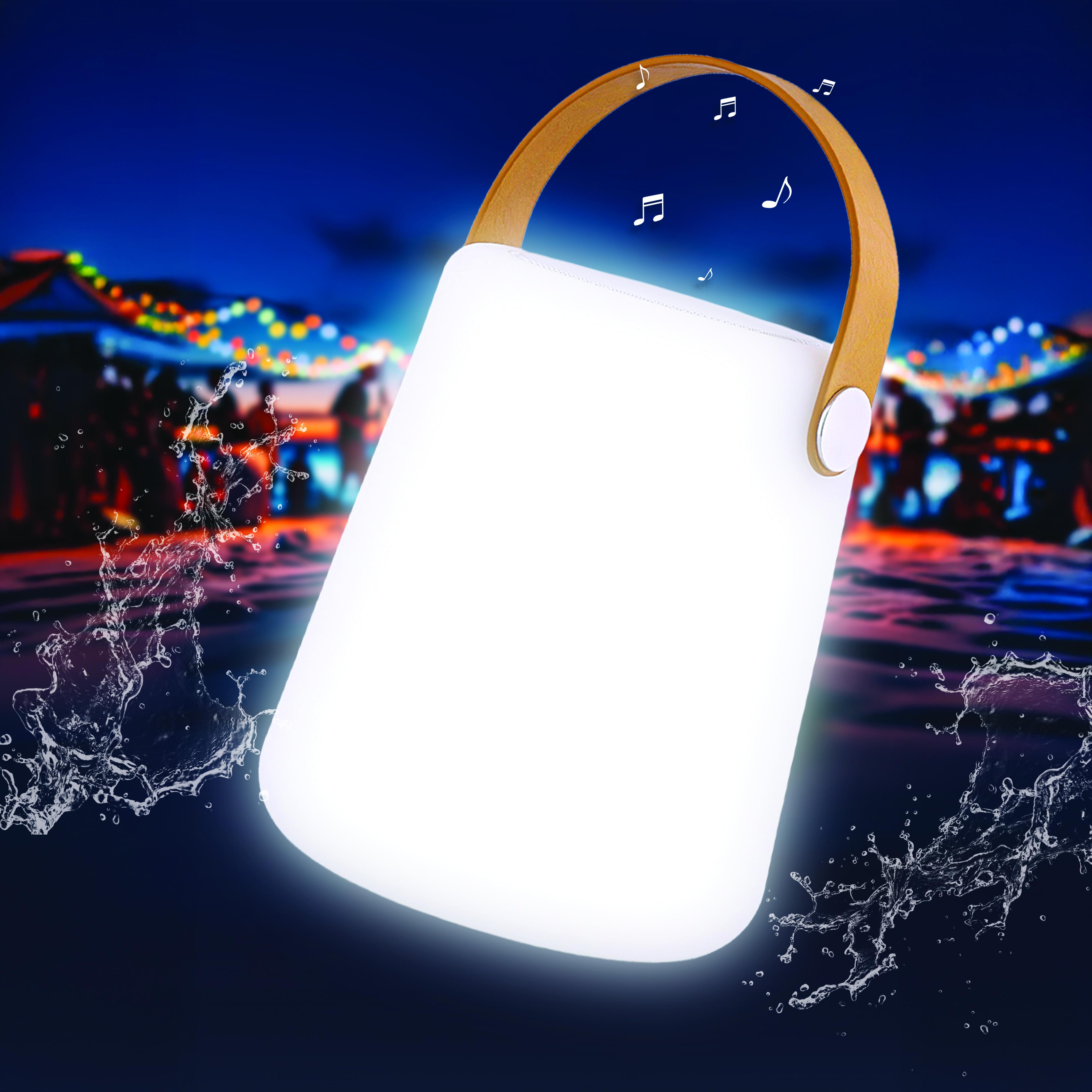 Voir la diapositive 11 : TNB Enceinte Portable Vibes Bluetooth lumineuse - Blanc