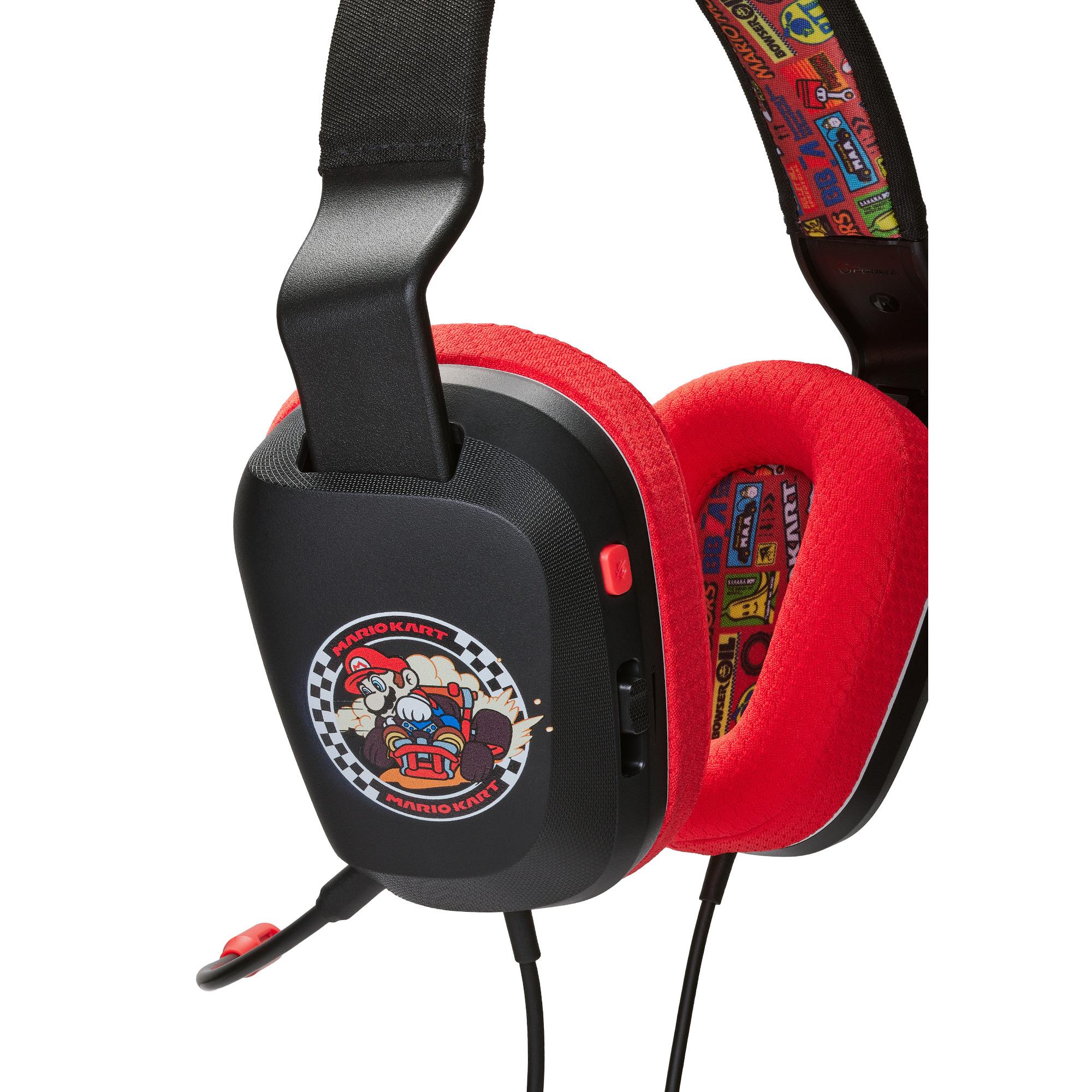 Voir la diapositive 4 : PowerA Casque Stéréo Filaire Mario Kart Nintendo Switch