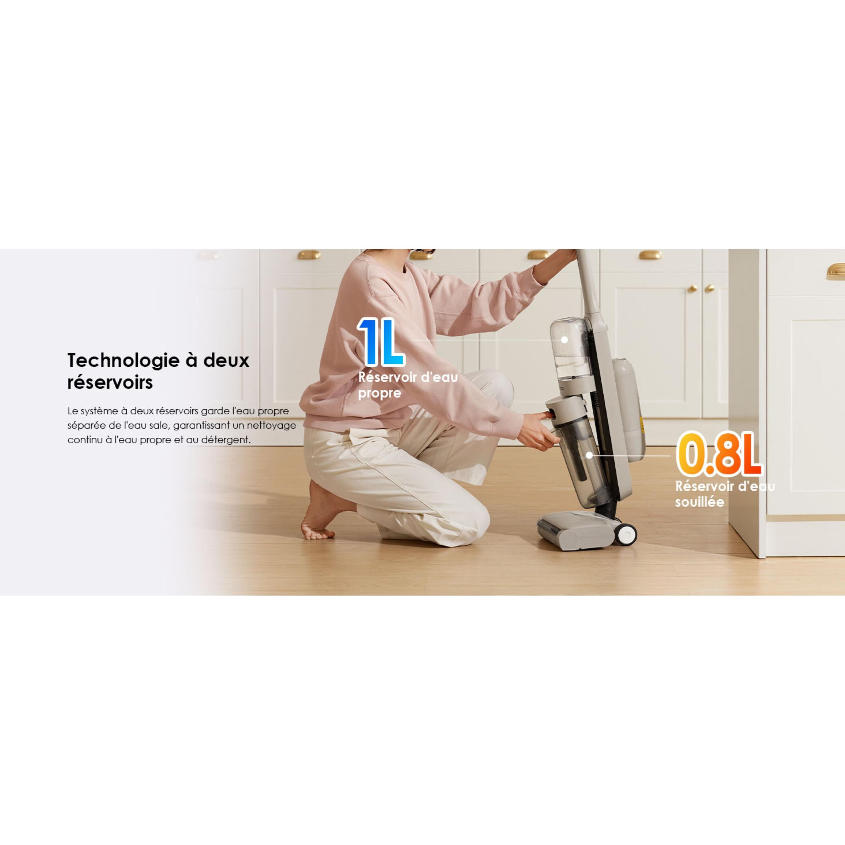 Voir la diapositive 16 : TINECO Aspirateur balai laveur Y2 LITE - Gris
