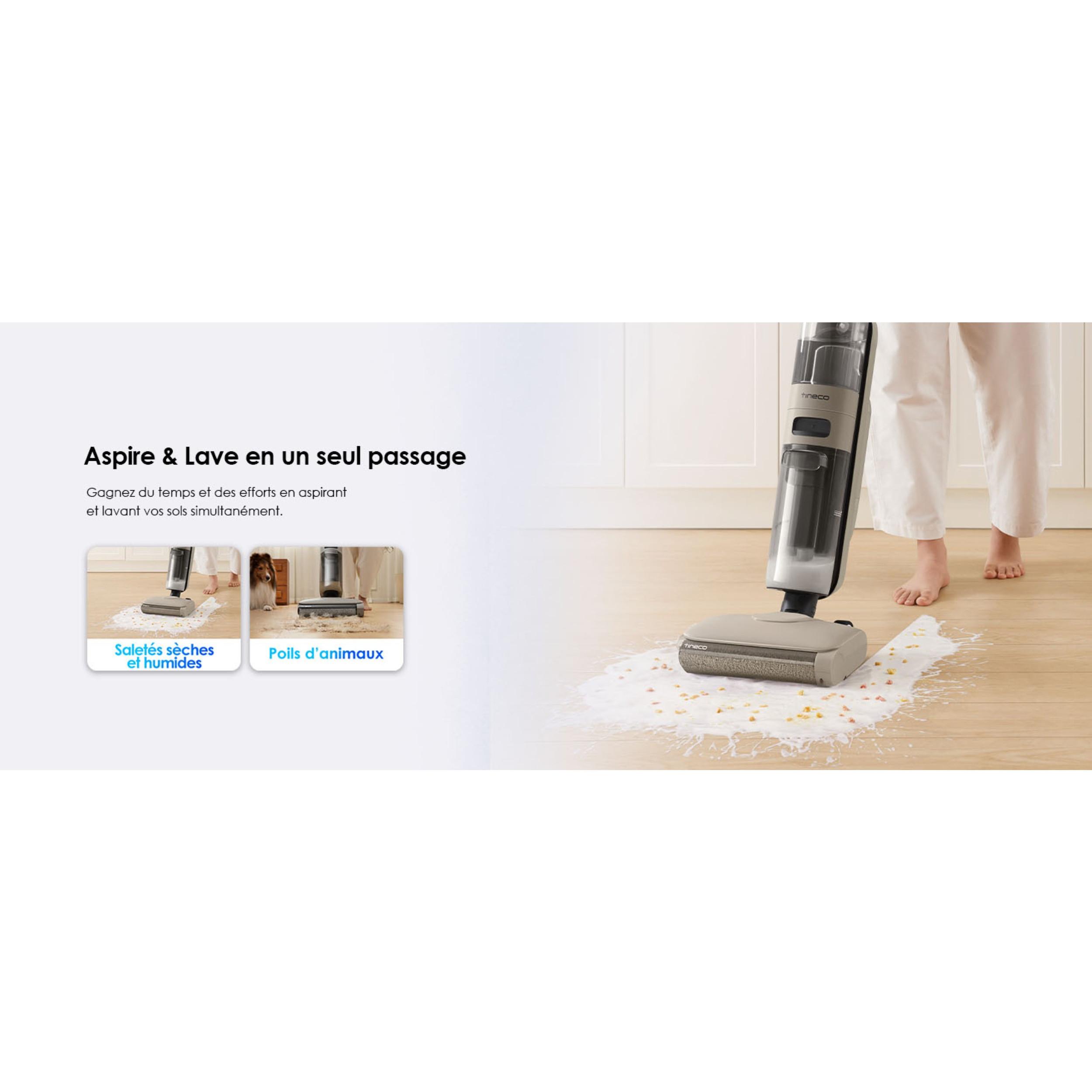 Voir la diapositive 10 : TINECO Aspirateur balai laveur Y2 LITE - Gris