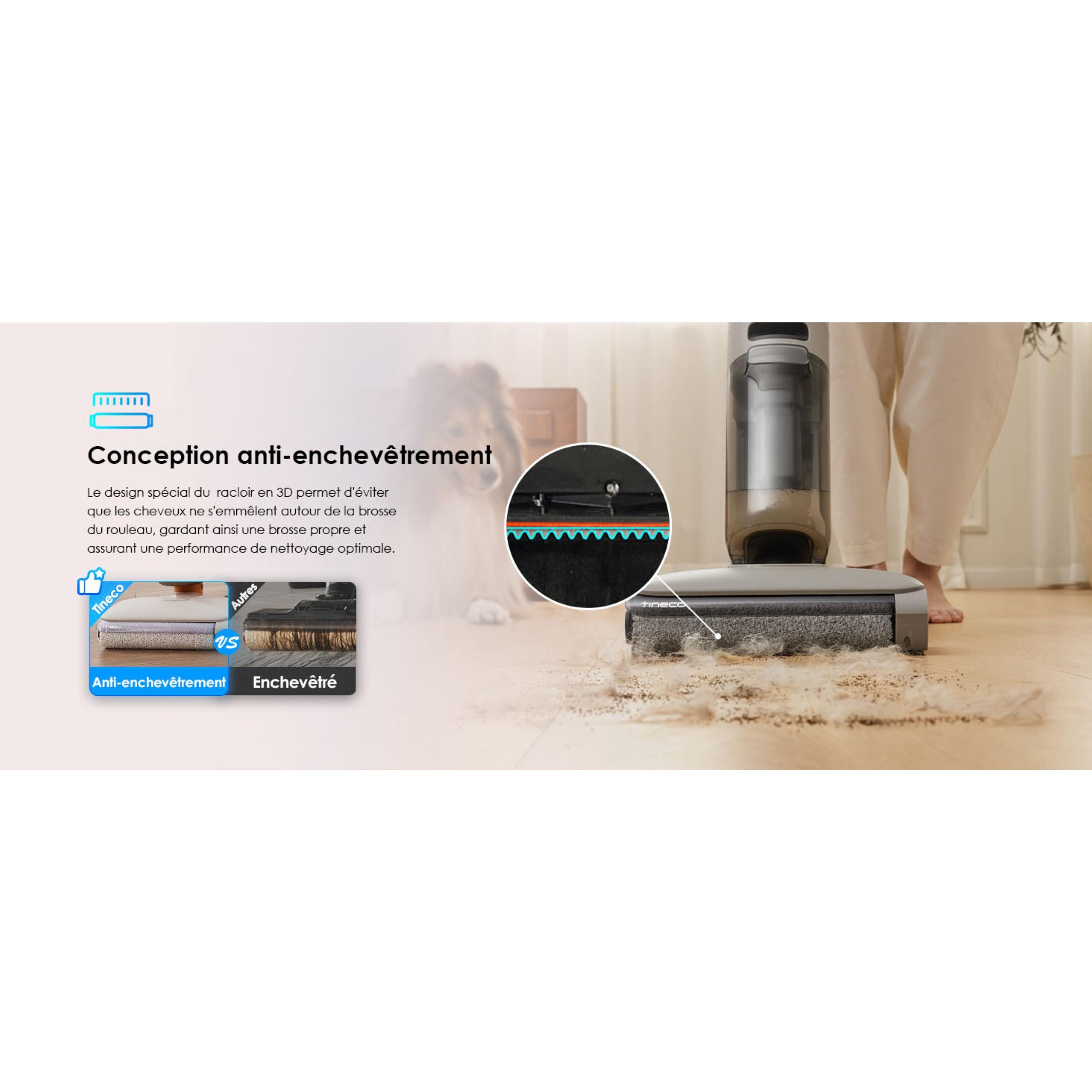 Voir la diapositive 11 : TINECO Aspirateur balai laveur Y2 LITE - Gris