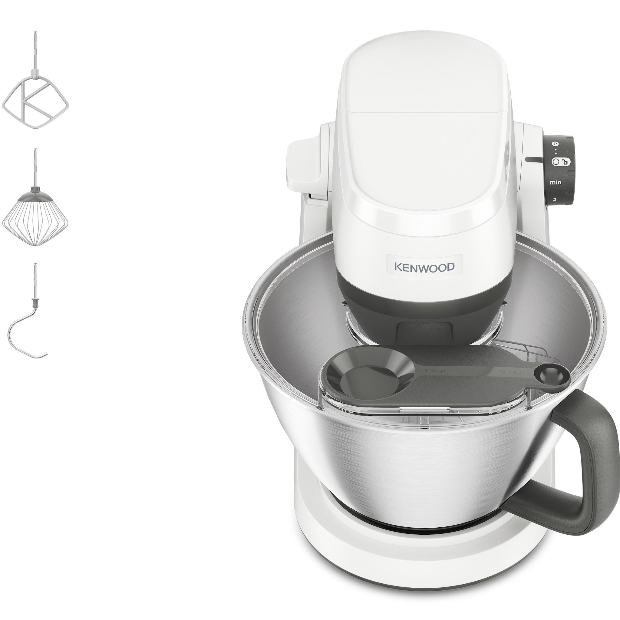 Voir la diapositive 1 : KENWOOD Robot pâtissier KHC30.000WH - Blanc