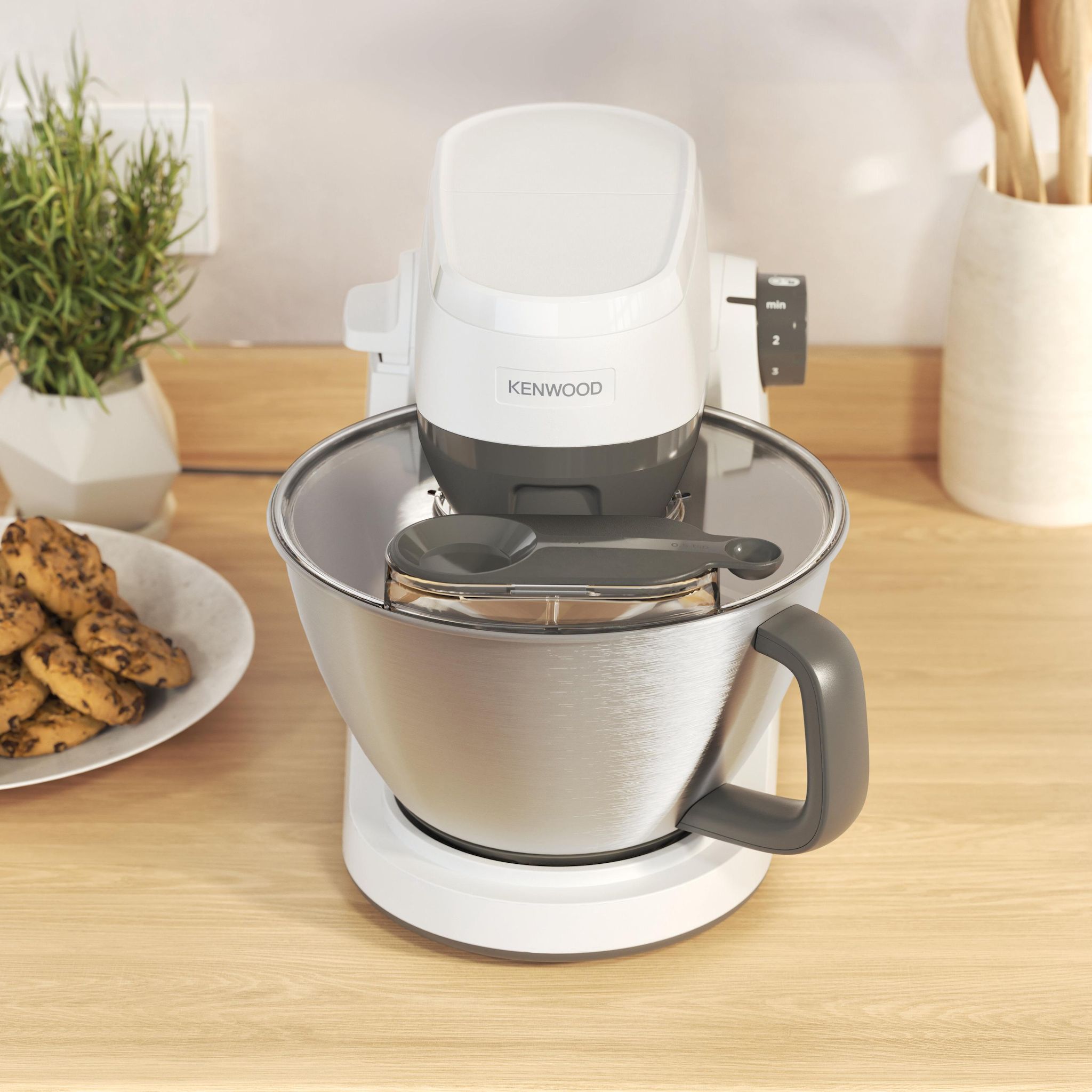 Voir la diapositive 9 : KENWOOD Robot pâtissier KHC30.000WH - Blanc