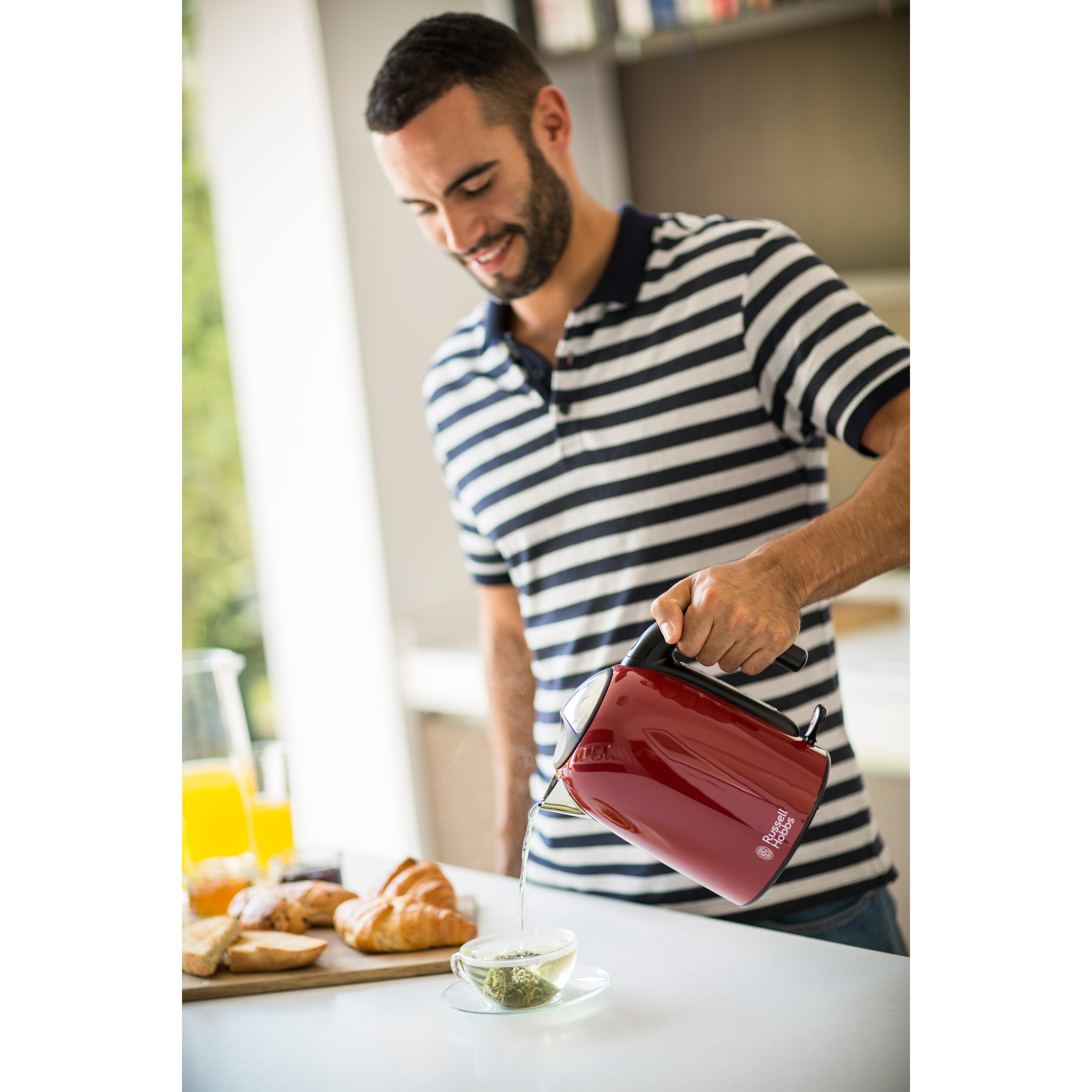Voir la diapositive 3 : RUSSELL HOBBS Bouilloire électrique 20412-70 - Rouge