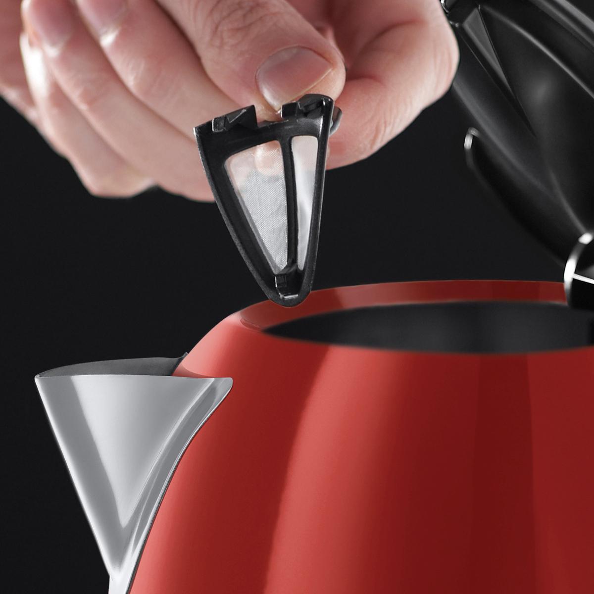Voir la diapositive 6 : RUSSELL HOBBS Bouilloire électrique 20412-70 - Rouge