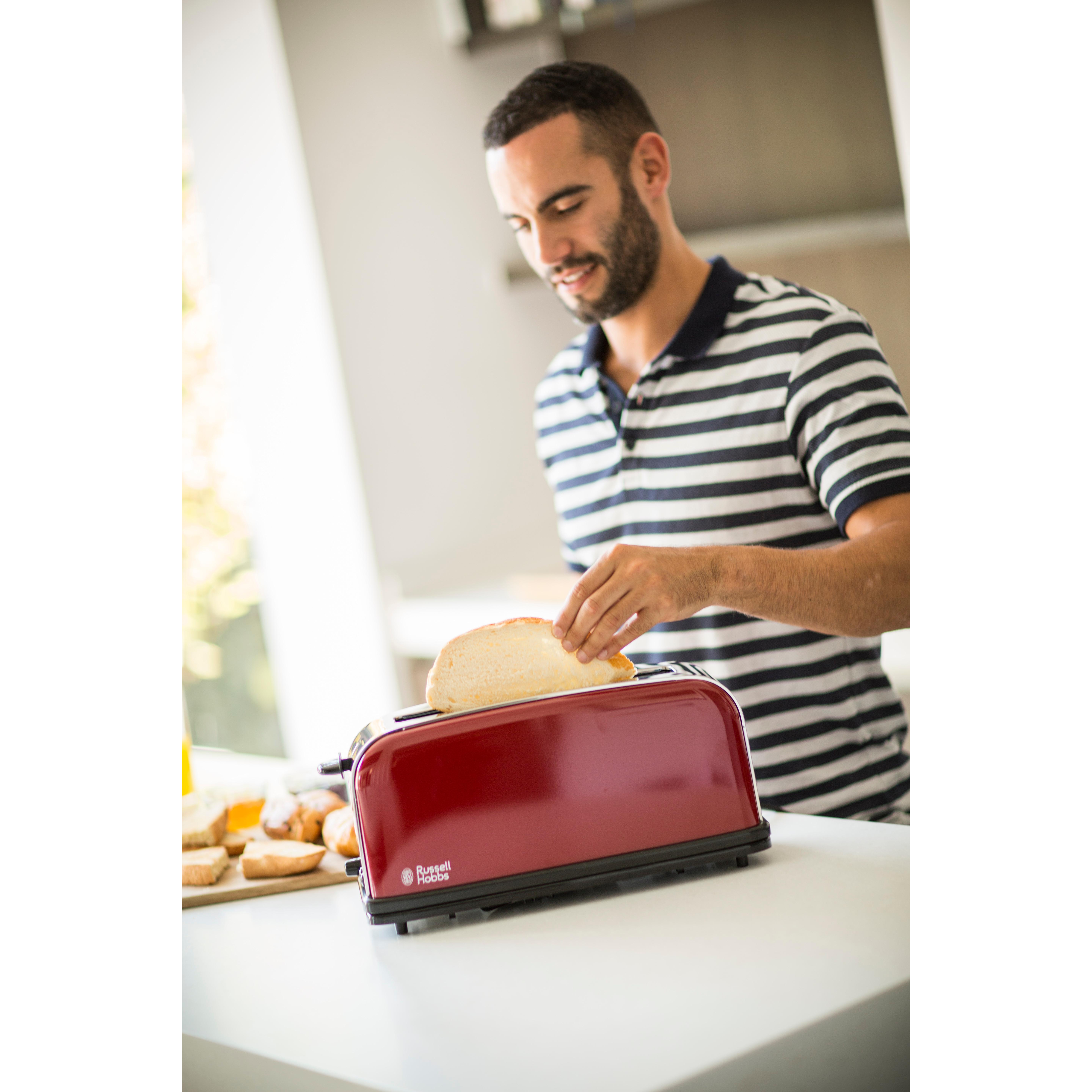 Voir la diapositive 5 : RUSSELL HOBBS Grille pain 21391-56 - Rouge