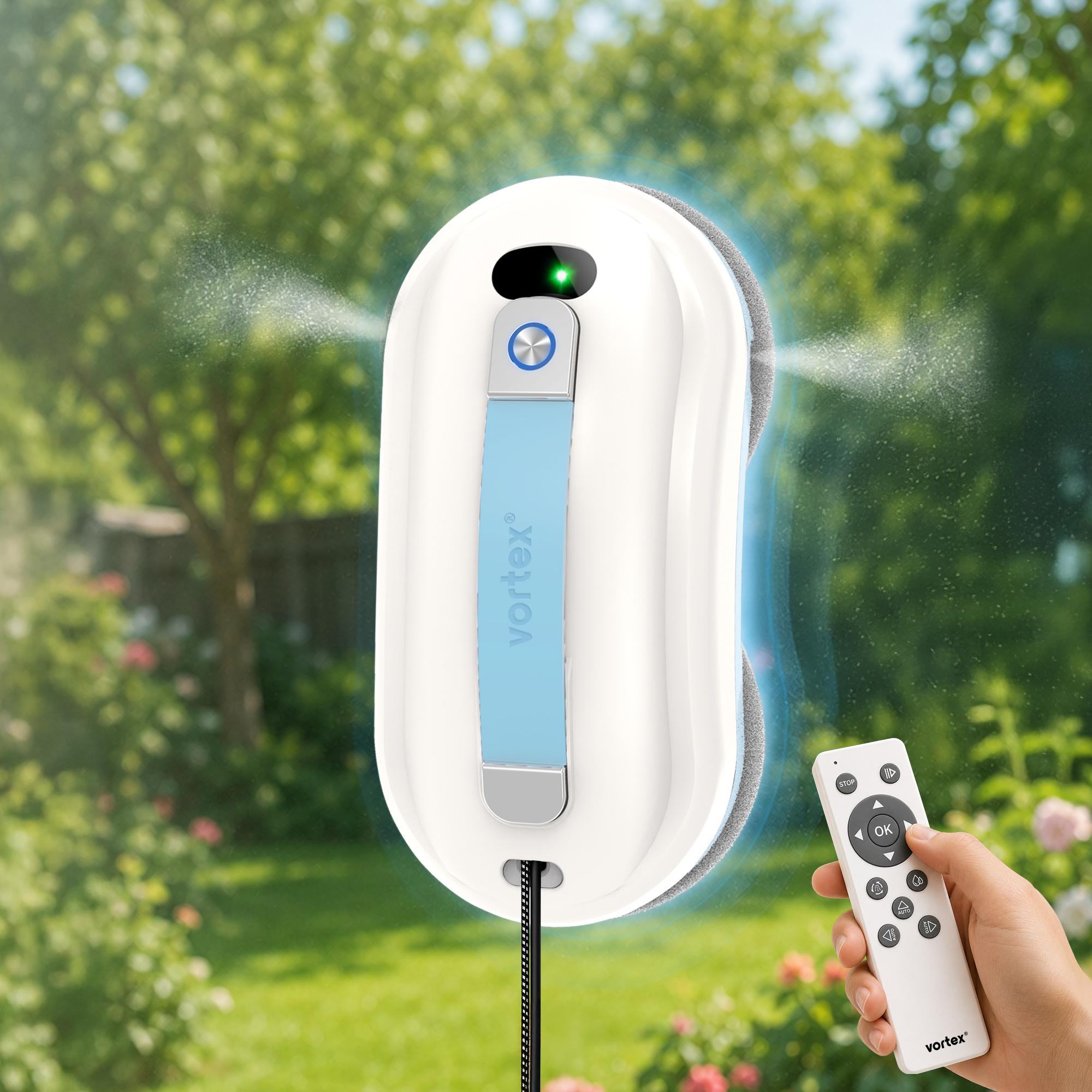 Voir la diapositive 4 : VORTEX Robot lave-vitre GLASS DOW2 - Blanc