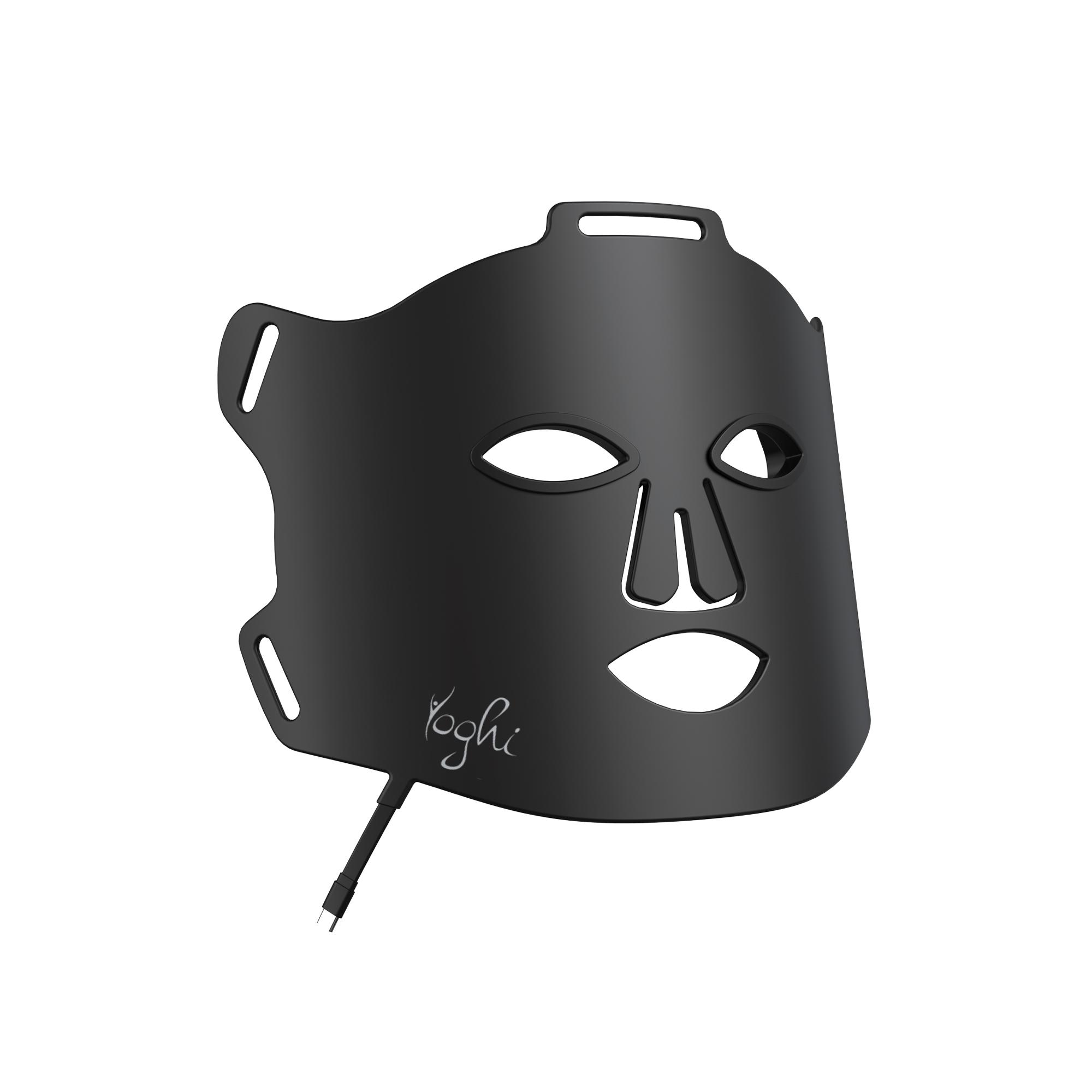 Voir la diapositive 1 : YOGHI Masque facial à luminothérapie LED - Noir